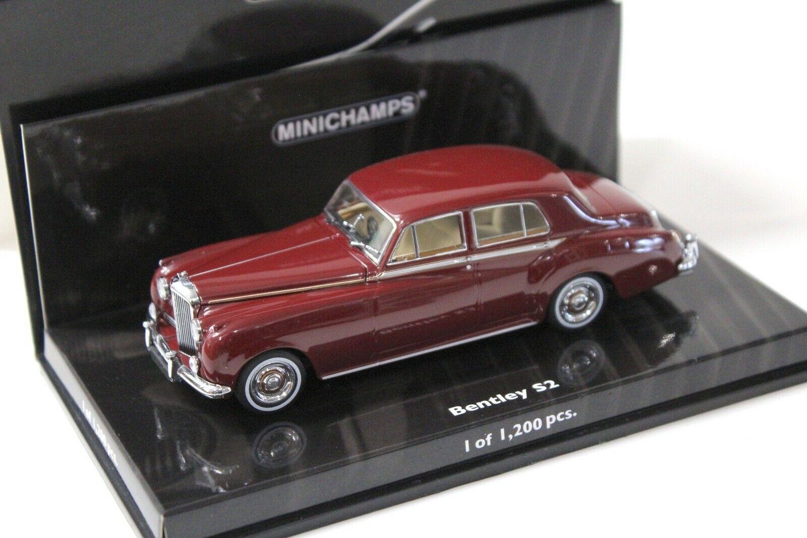 1:43 Minichamps Bentley S2 Standard Saloon 1960 red 