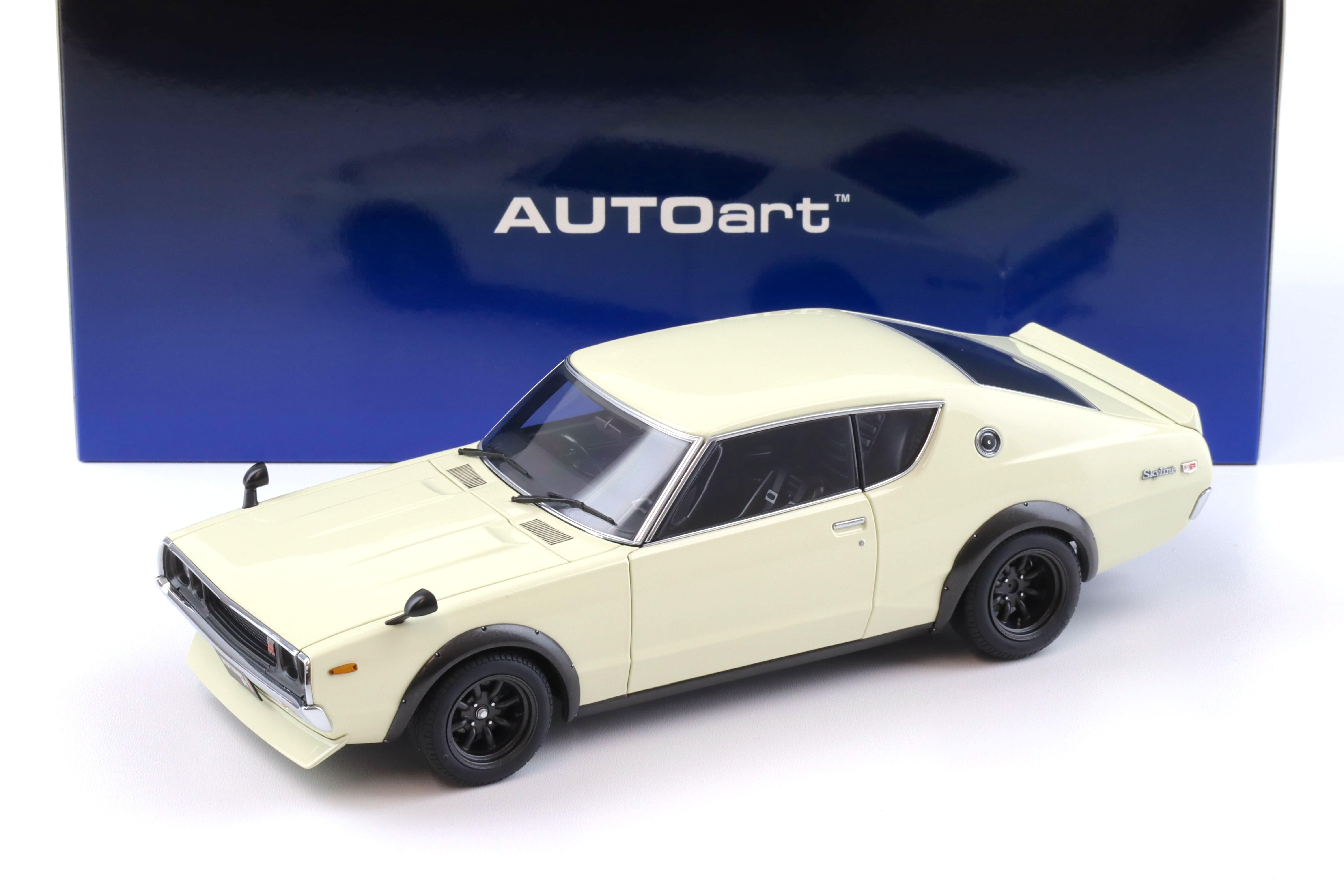 1:18 AUTOart Nissan Skyline 2000 GT-R (KPGC110) Tuned Version white 77467