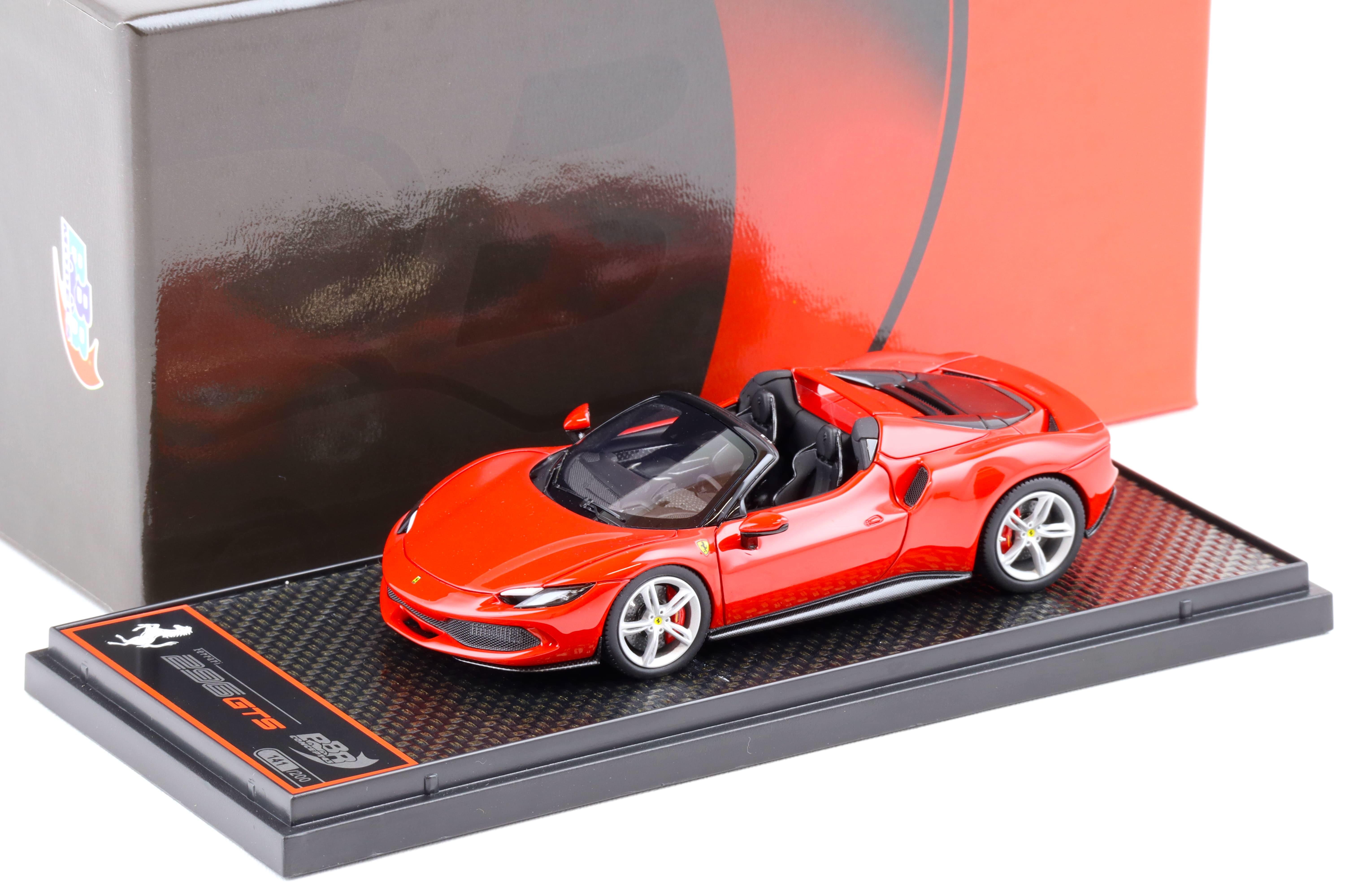 1:43 BBR Ferrari 296 GTS Spider Rosso Corsa 322 red - Limited 200 pcs.