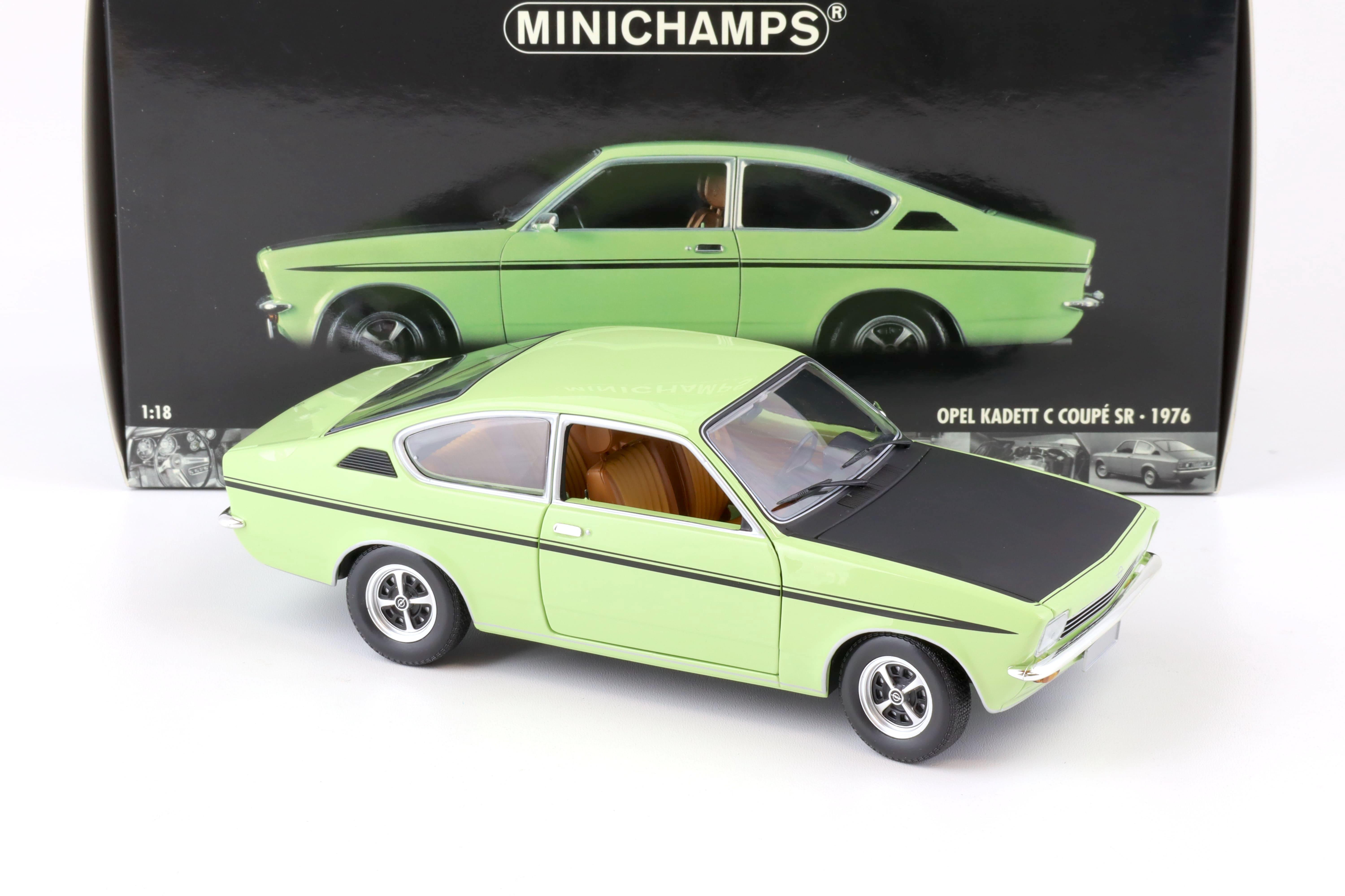 1:18 Minichamps Opel Kadett C Coupe SR 1976 green/ black