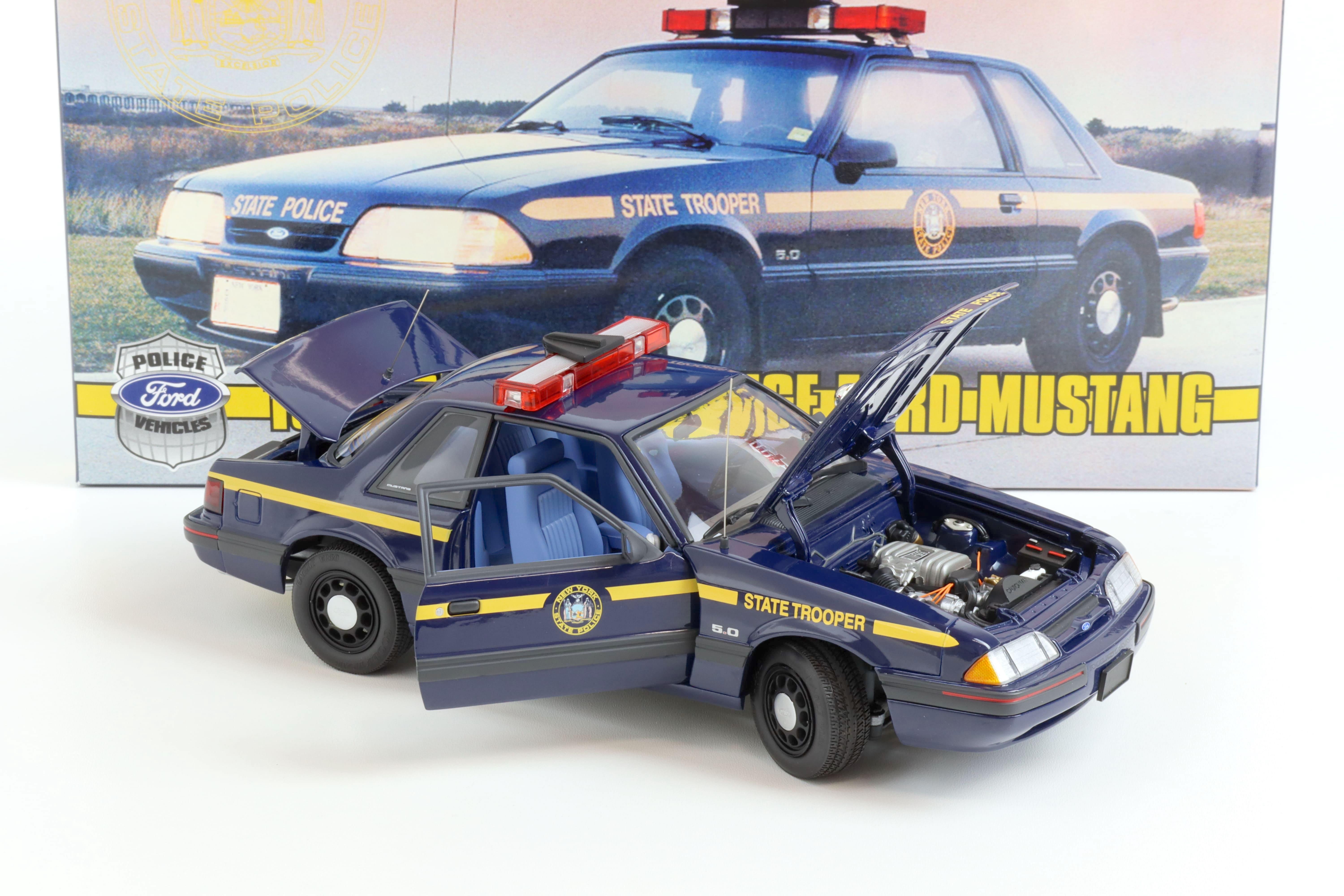 1:18 GMP 1988 Ford Mustang 5.0 Coupe New York State Police Special Service