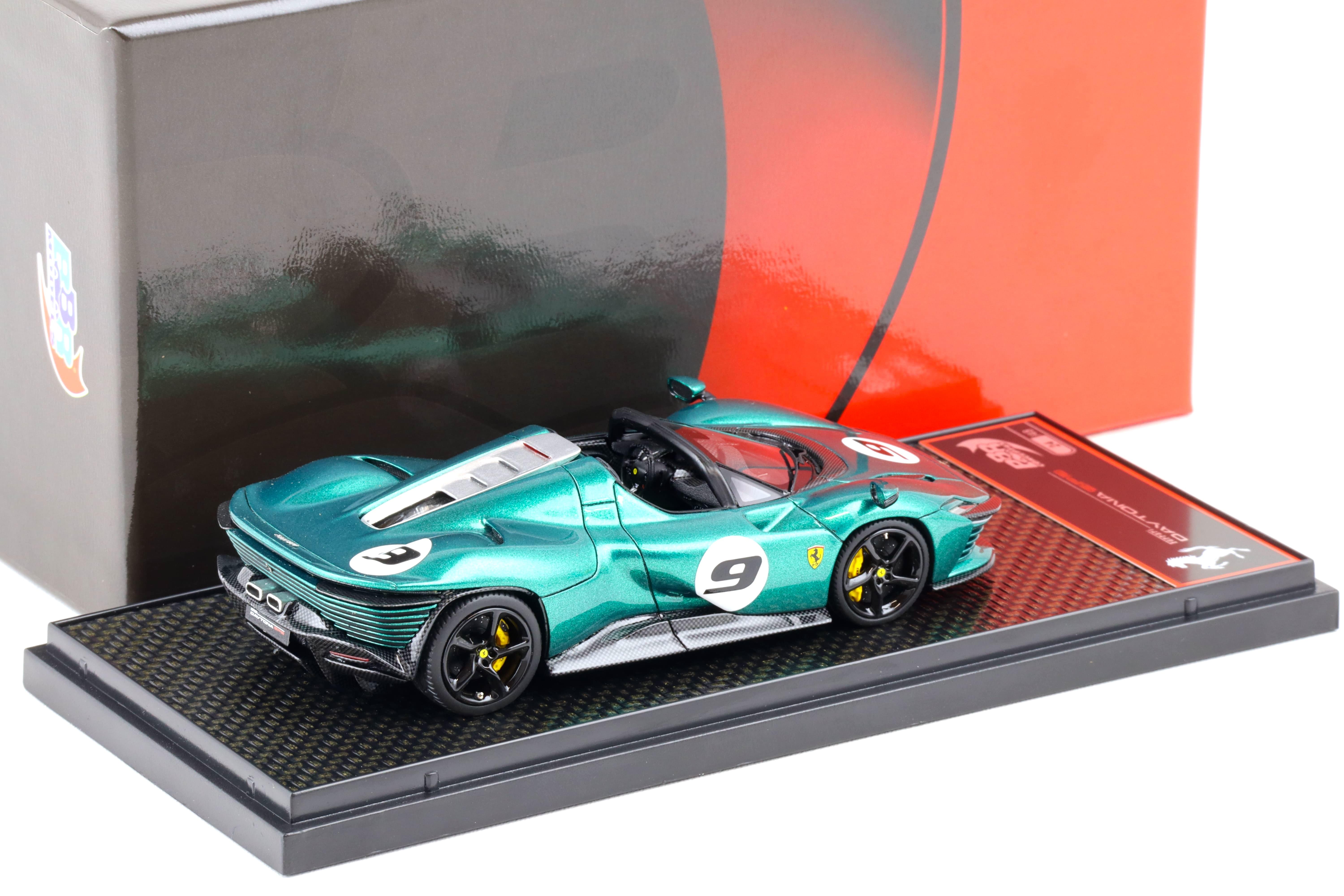 1:43 BBR Ferrari Daytona SP3 Serie Icona Green Jewel #9 - Limited 48 pcs.