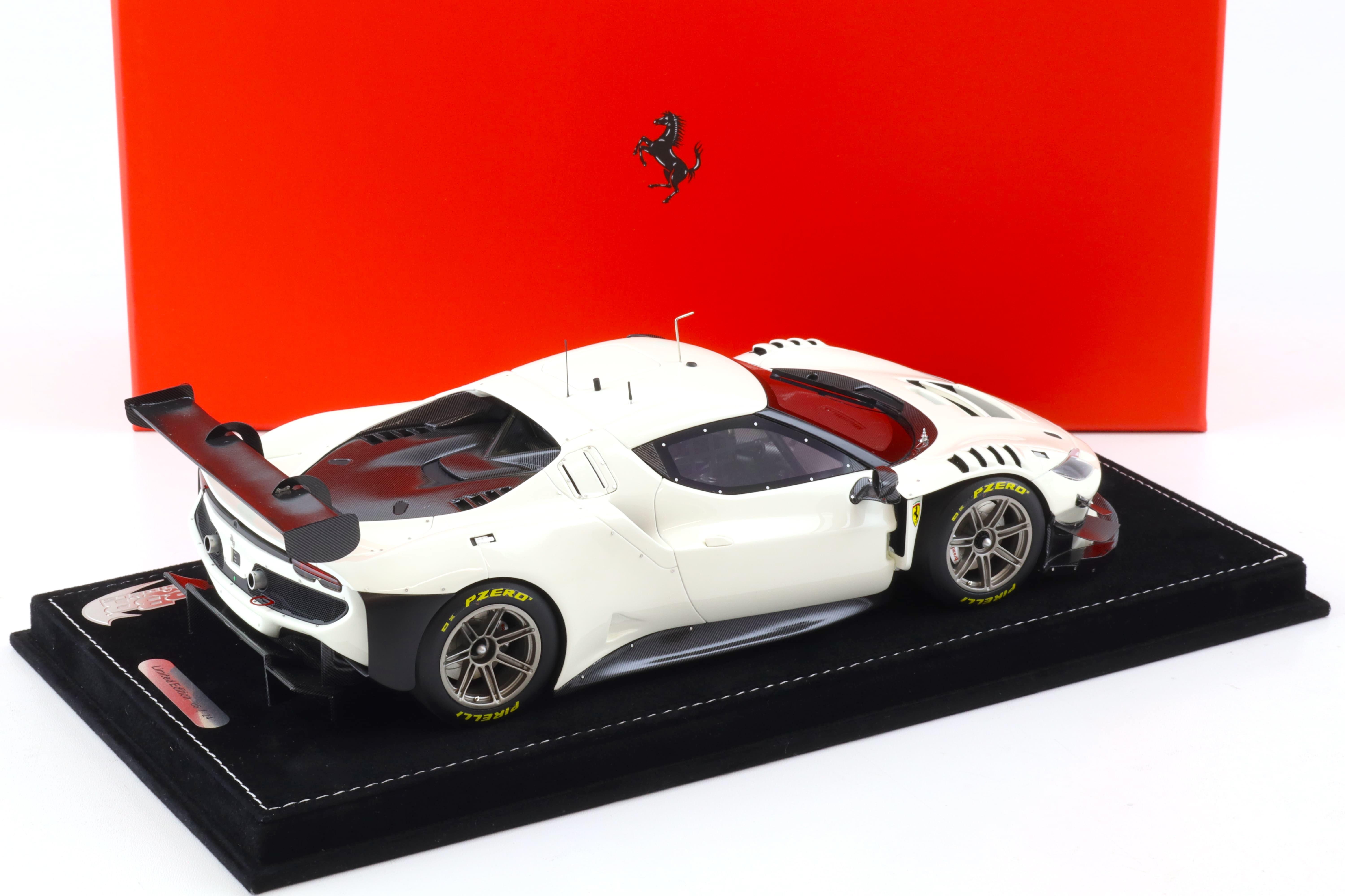 1:18 BBR Ferrari 296 GT3 Avus white 2022 - Limited 24 pcs.