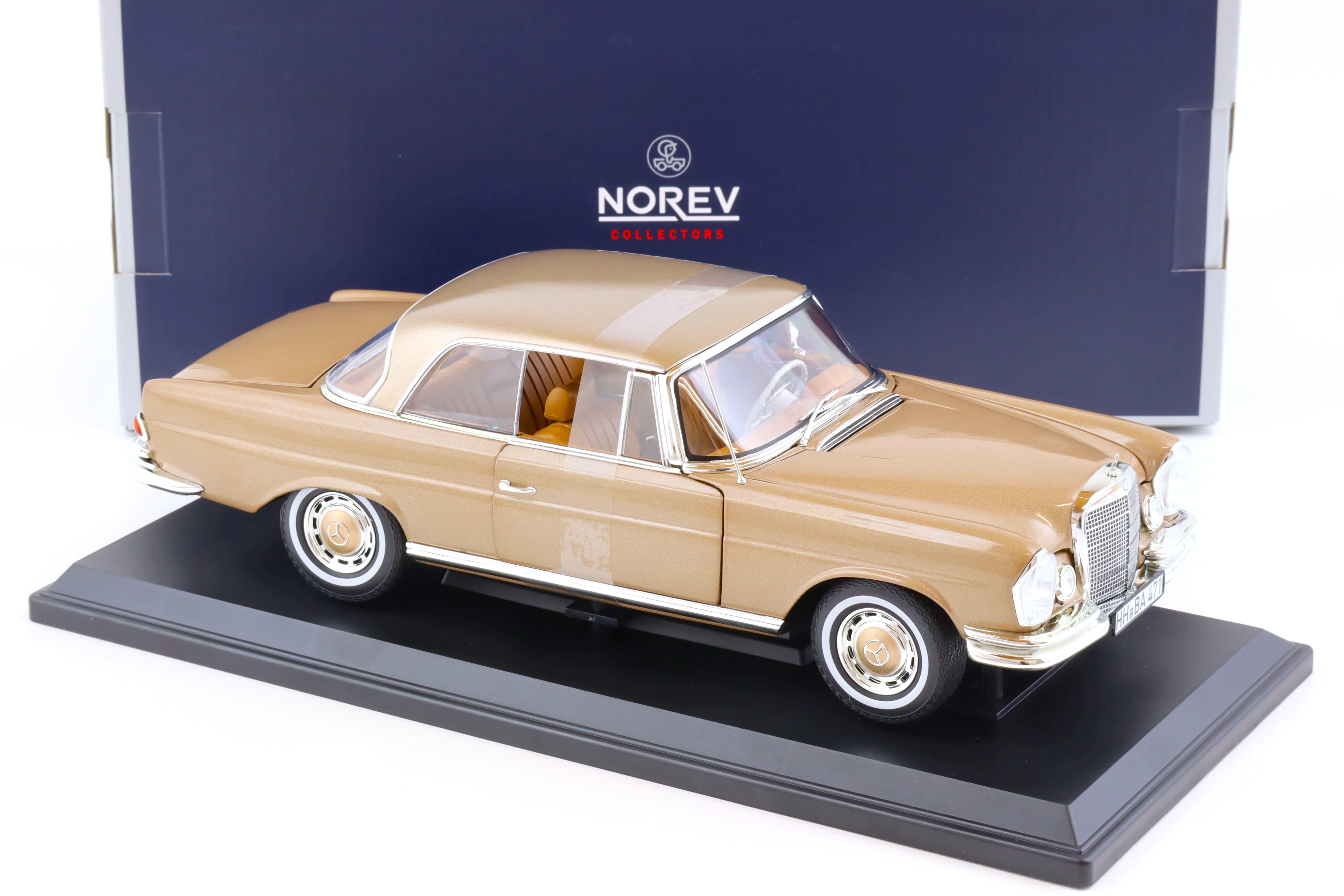 1:18 Norev Mercedes 250 SE Coupe 1969 gold metallic 183759