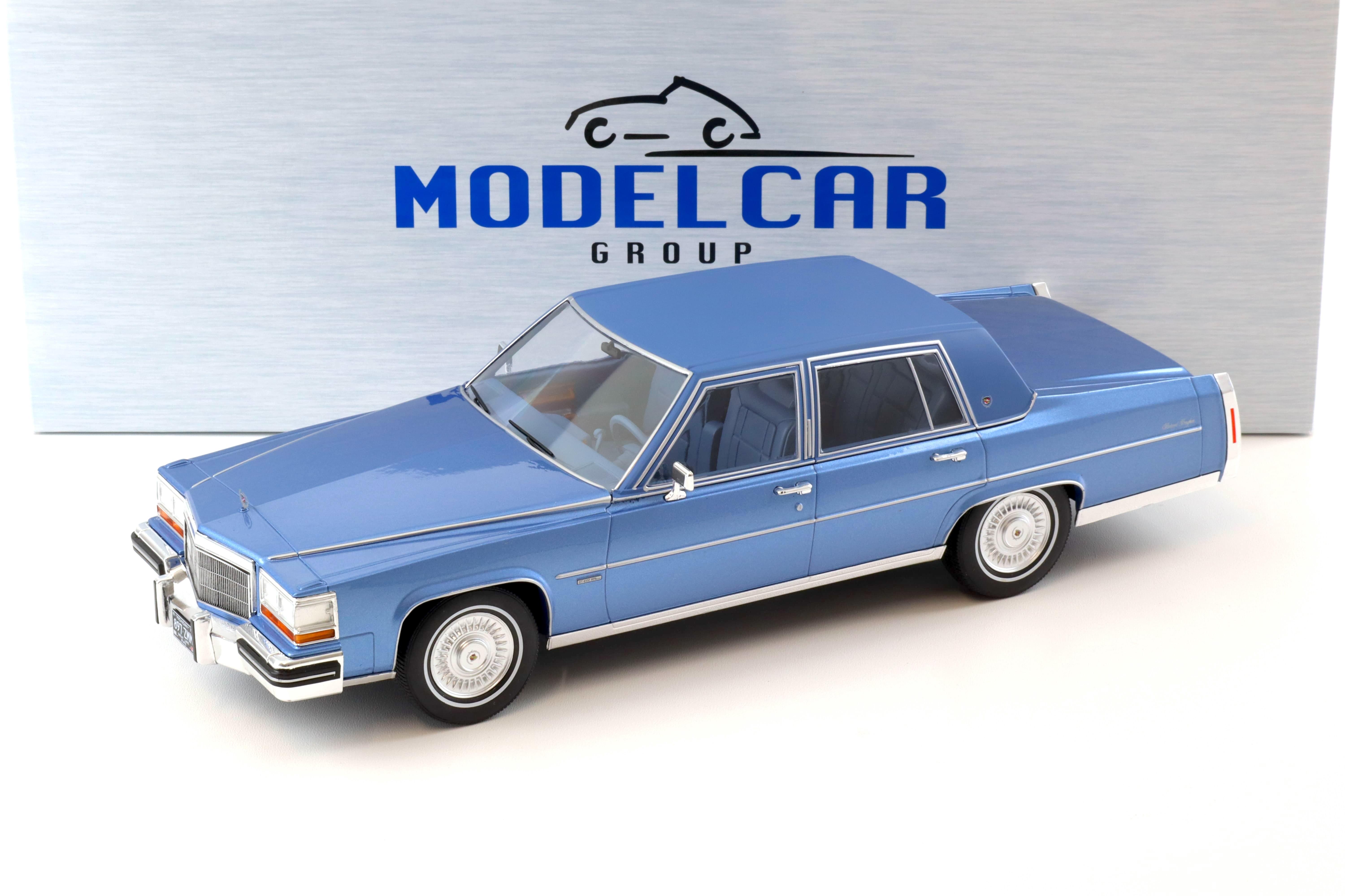 1:18 MCG 1982 Cadillac Fleetwood Brougham blue metallic