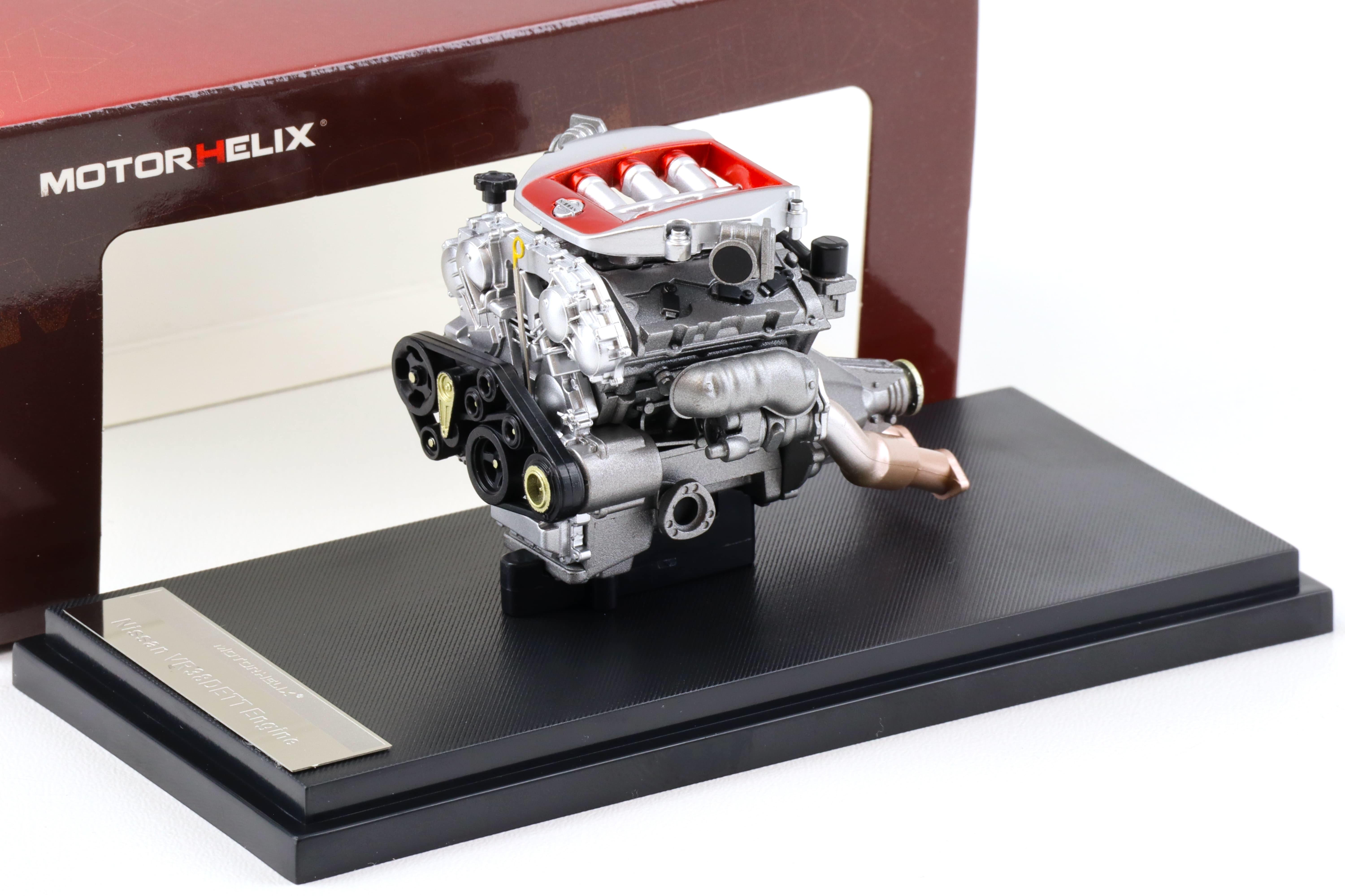 1:18 Motorhelix Zubehör Nissan GT-R (R35) VR38DETT Motor Engine