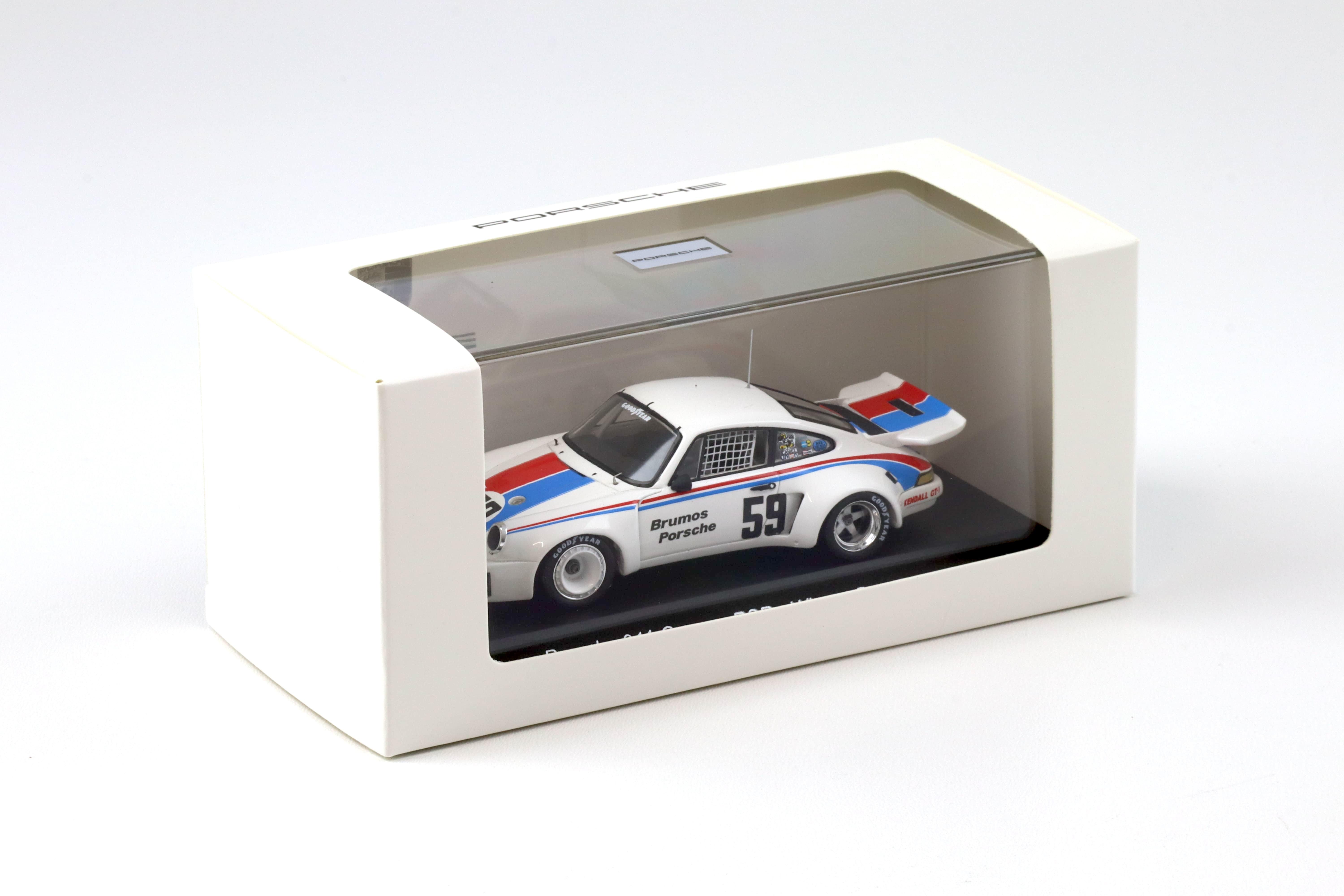 1:43 Spark Porsche 911 Carrera RSR Winner Daytona 1975 Brumos #59 MAP Porsche Museum