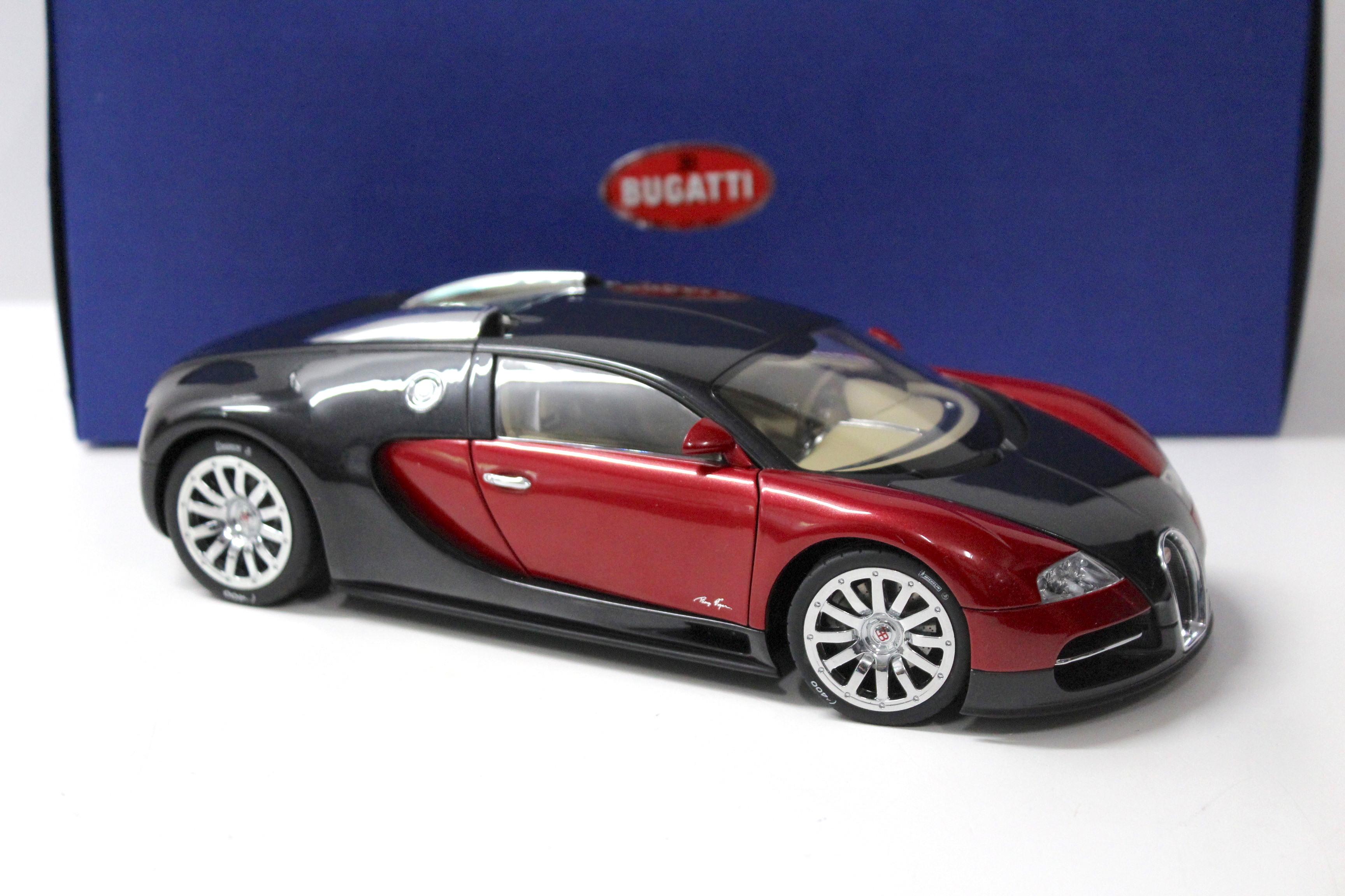 1:18 AUTOart Bugatti Veyron EB 16.4 Show Car black/ red