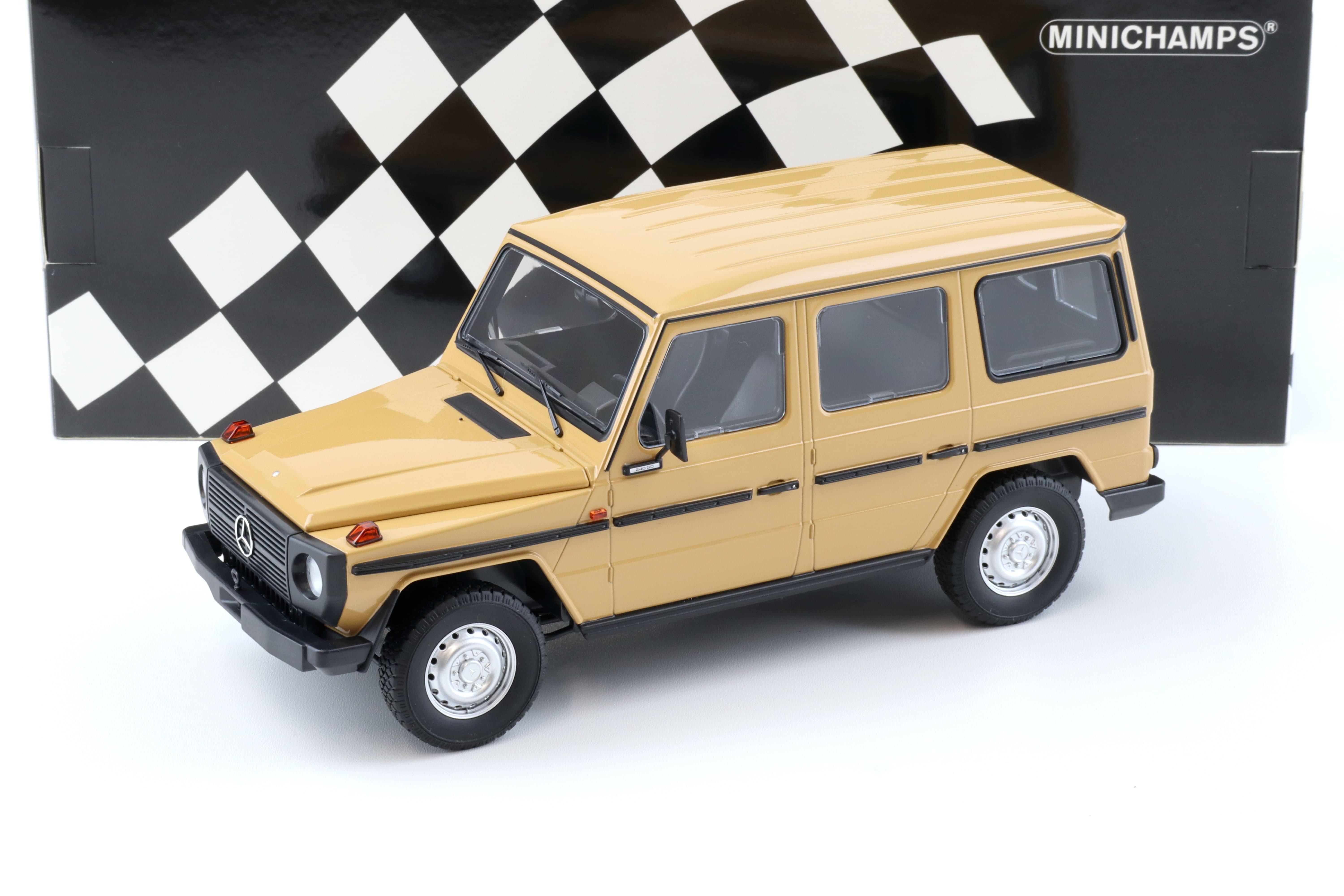 1:18 Minichamps Mercedes G-Klasse 240GD G-Model LWB W460 beige 1980