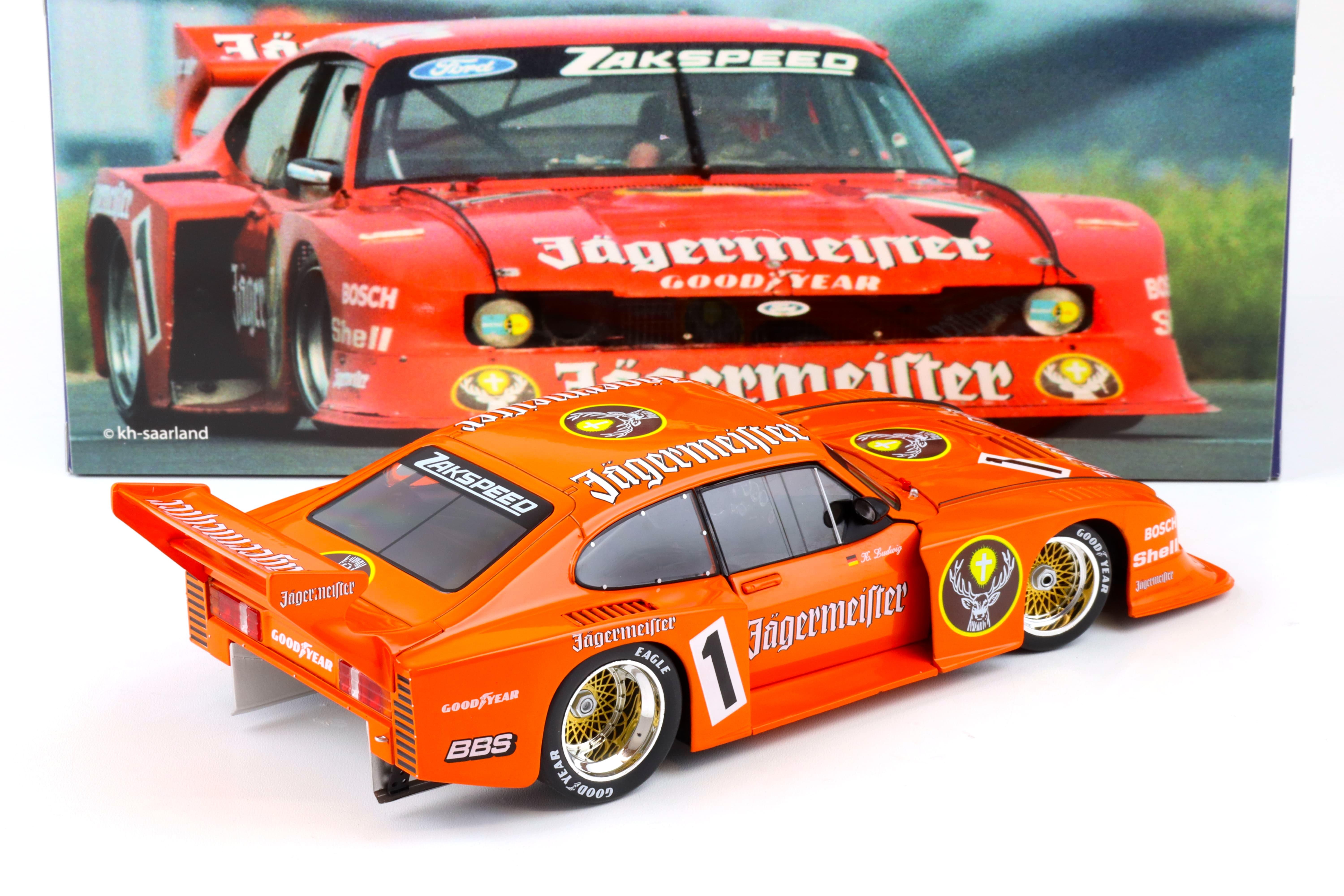 1:18 WERK83 Ford Capri Turbo Gr.5 DRM 1982 Ludwig JÄGERMEISTER #1