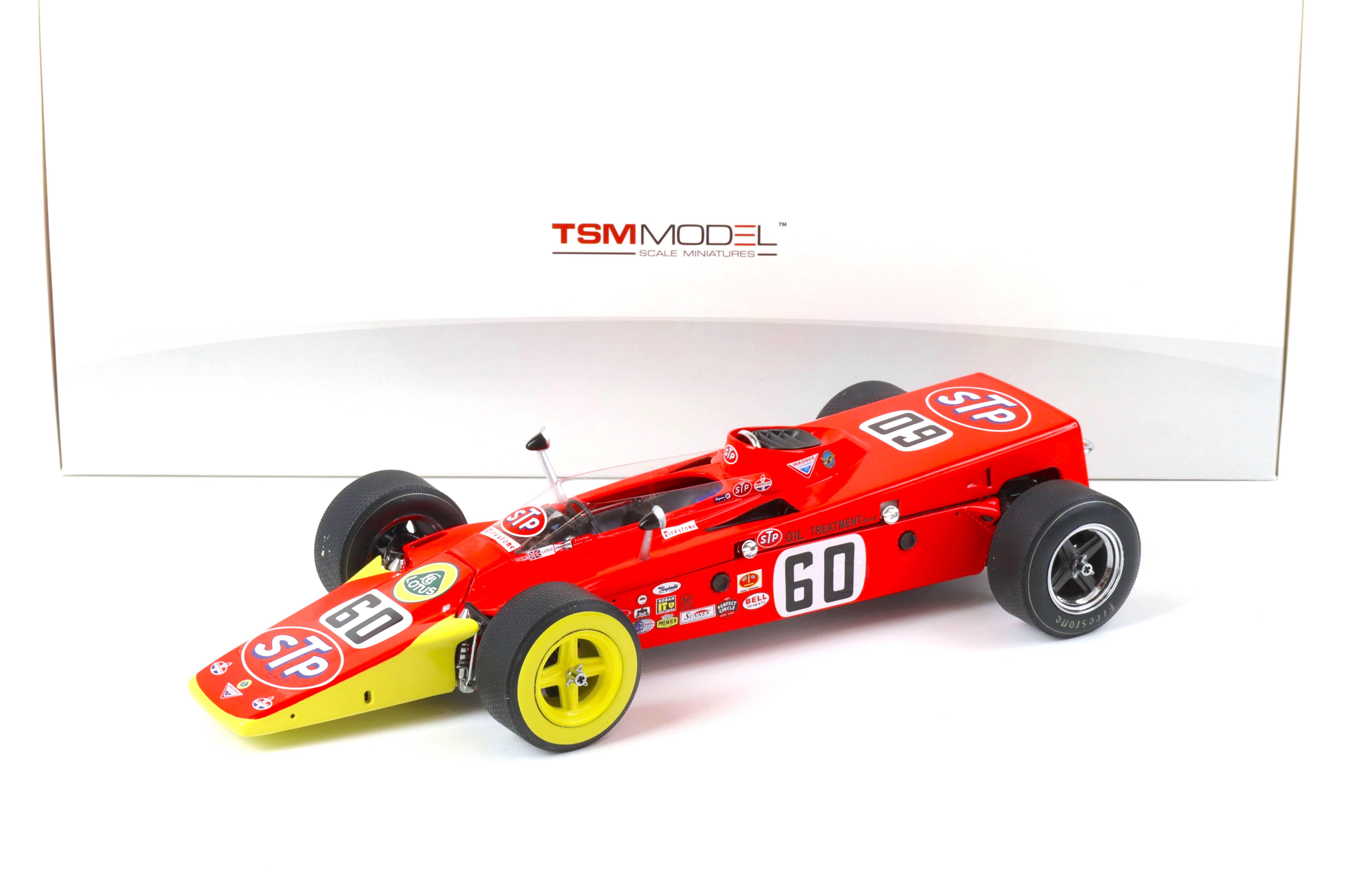1:18 TSM Model 1968 Team Lotus Type 56 Indy 500 J.Leonard #60 Die-Cast