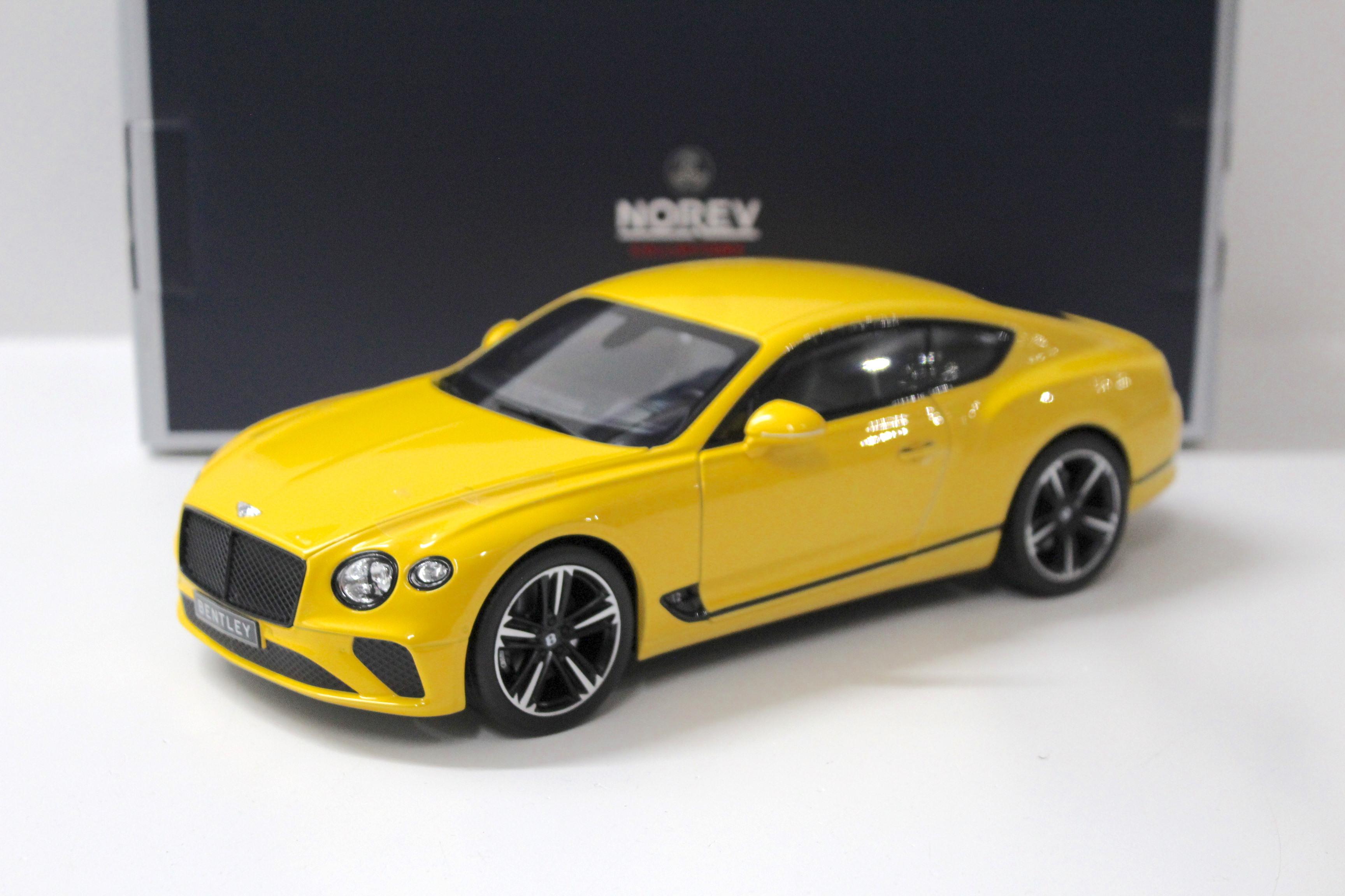1:18 Norev Bentley Continental GT Coupe 2018 Monaco yellow