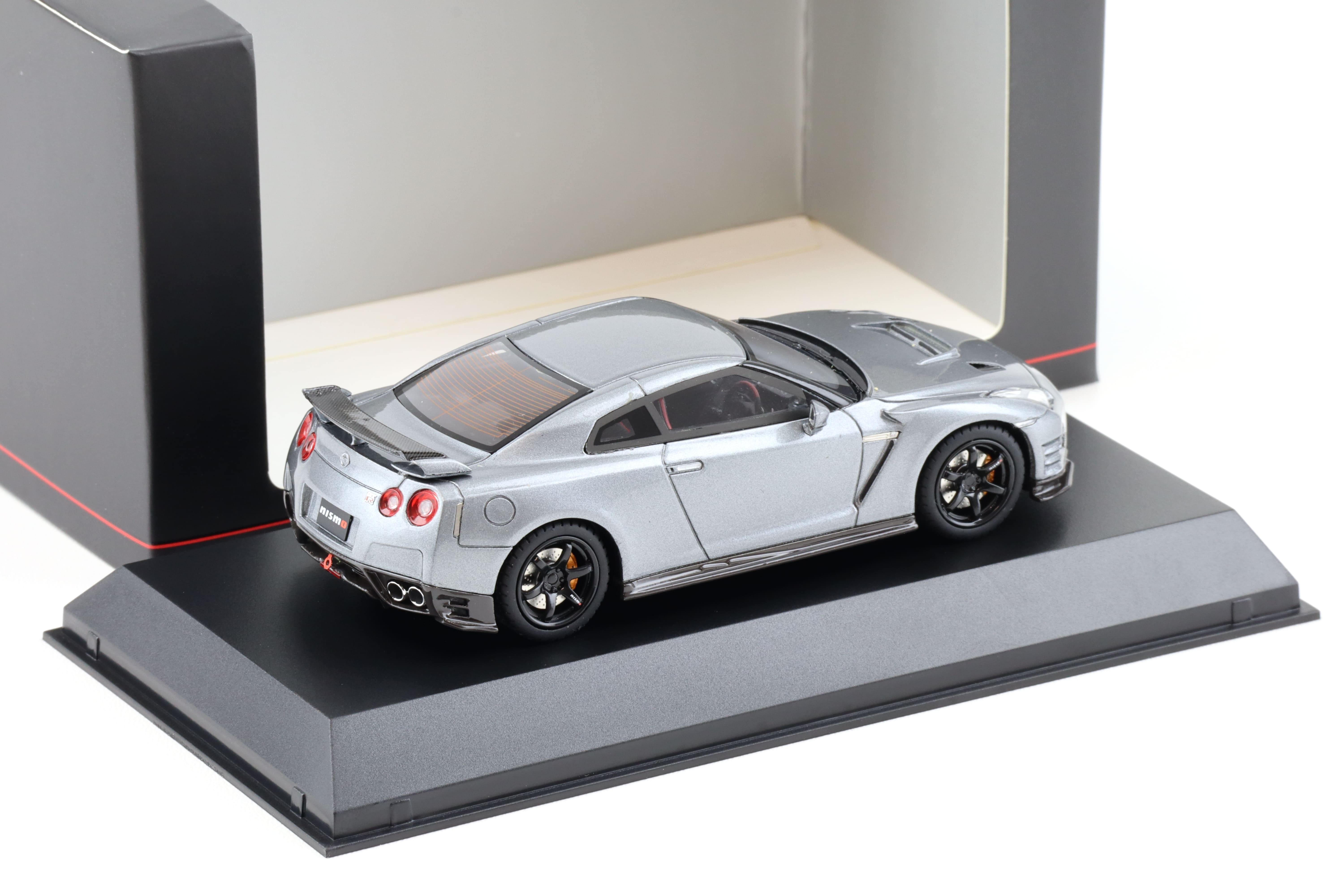 1:43 Kyosho Nissan GT-R R35 Nismo Grand Touring Car grey metallic KSR43110GR