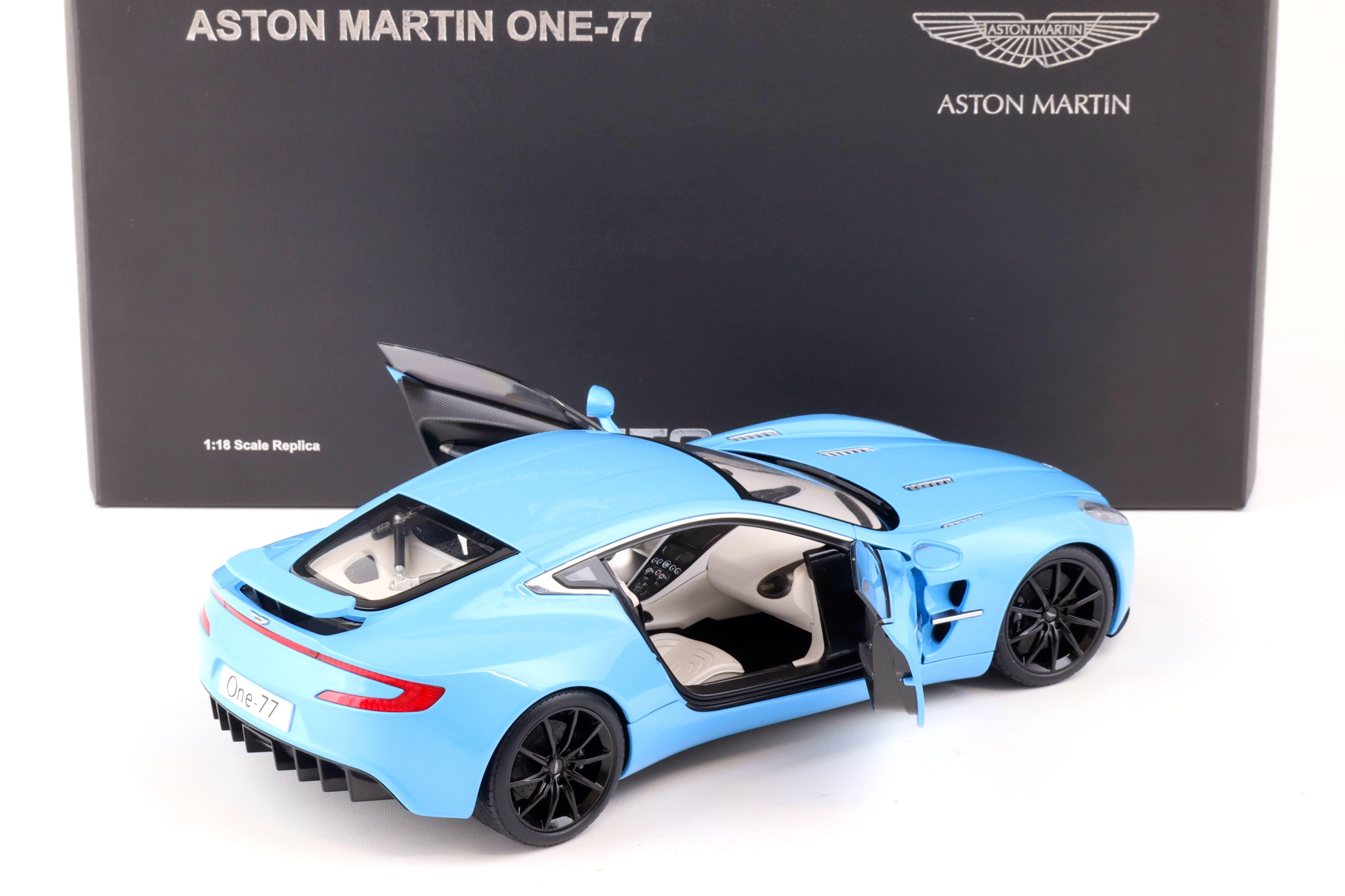 1:18 AUTOart Aston Martin One-77 blue/ black wheel Die-Cast 70240