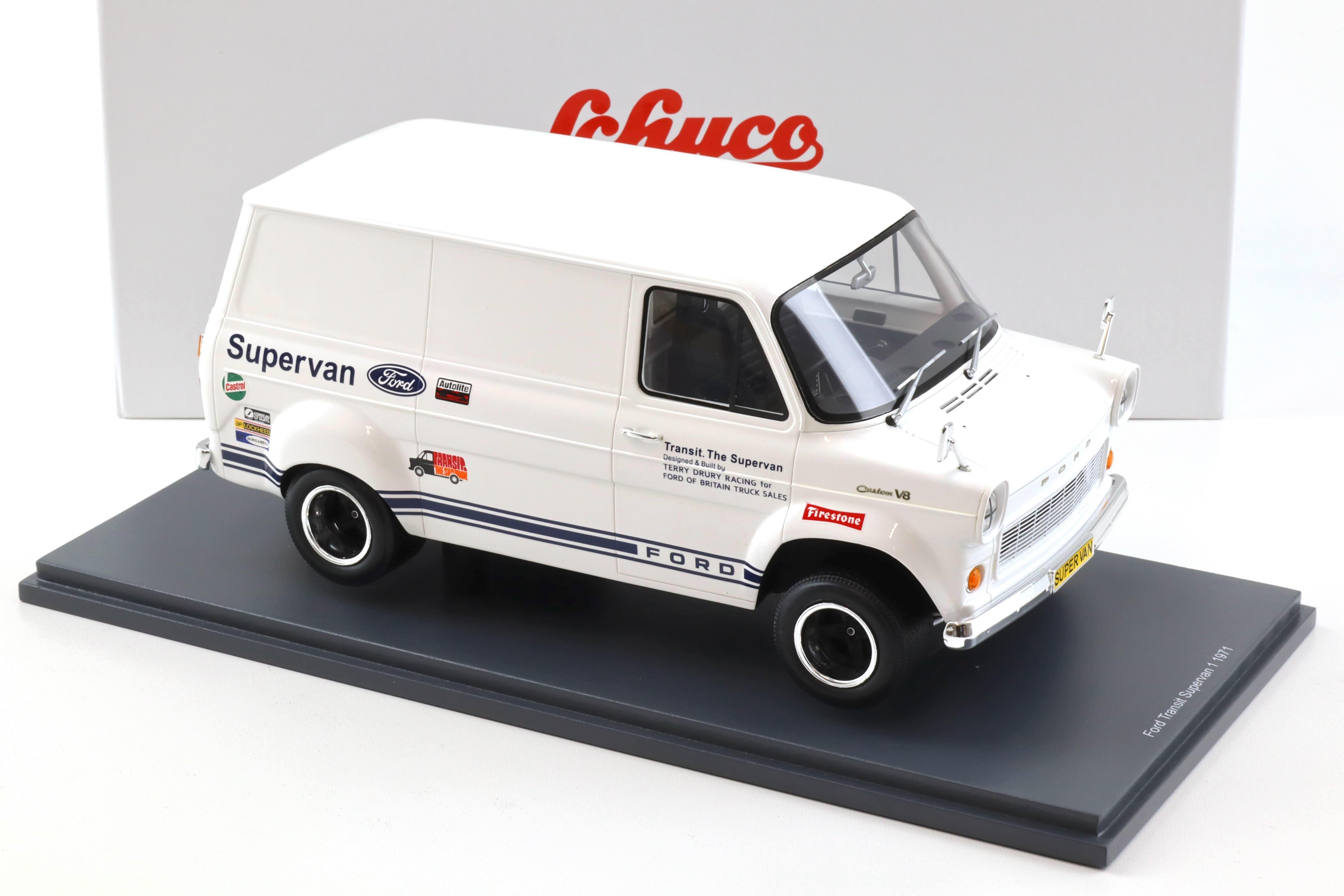 1:18 Schuco PRO.R18 Ford Transit SuperVan 1 - 1971 white