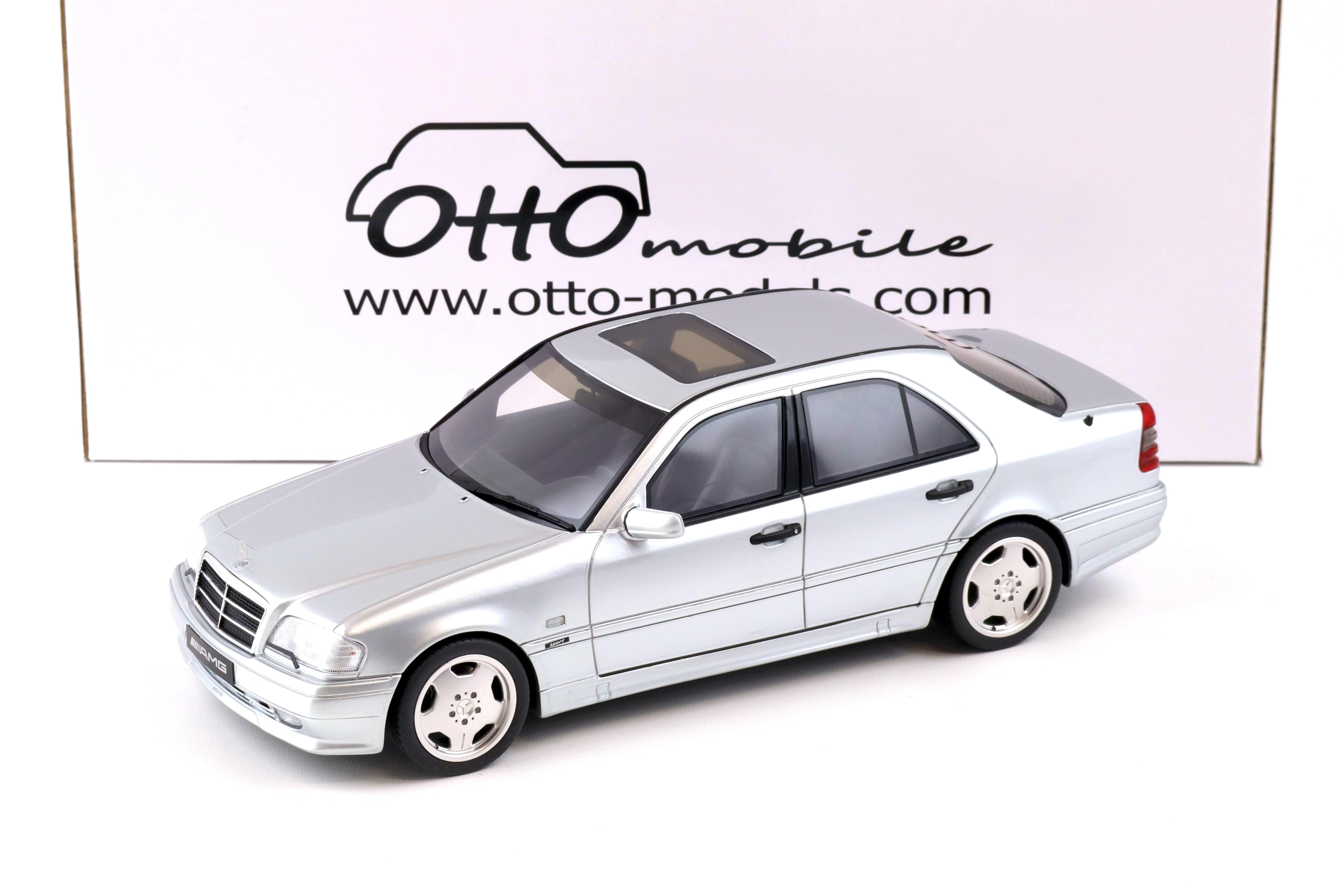 1:18 OTTO mobile OT443 Mercedes C36 AMG (W202) Limousine silver 1990