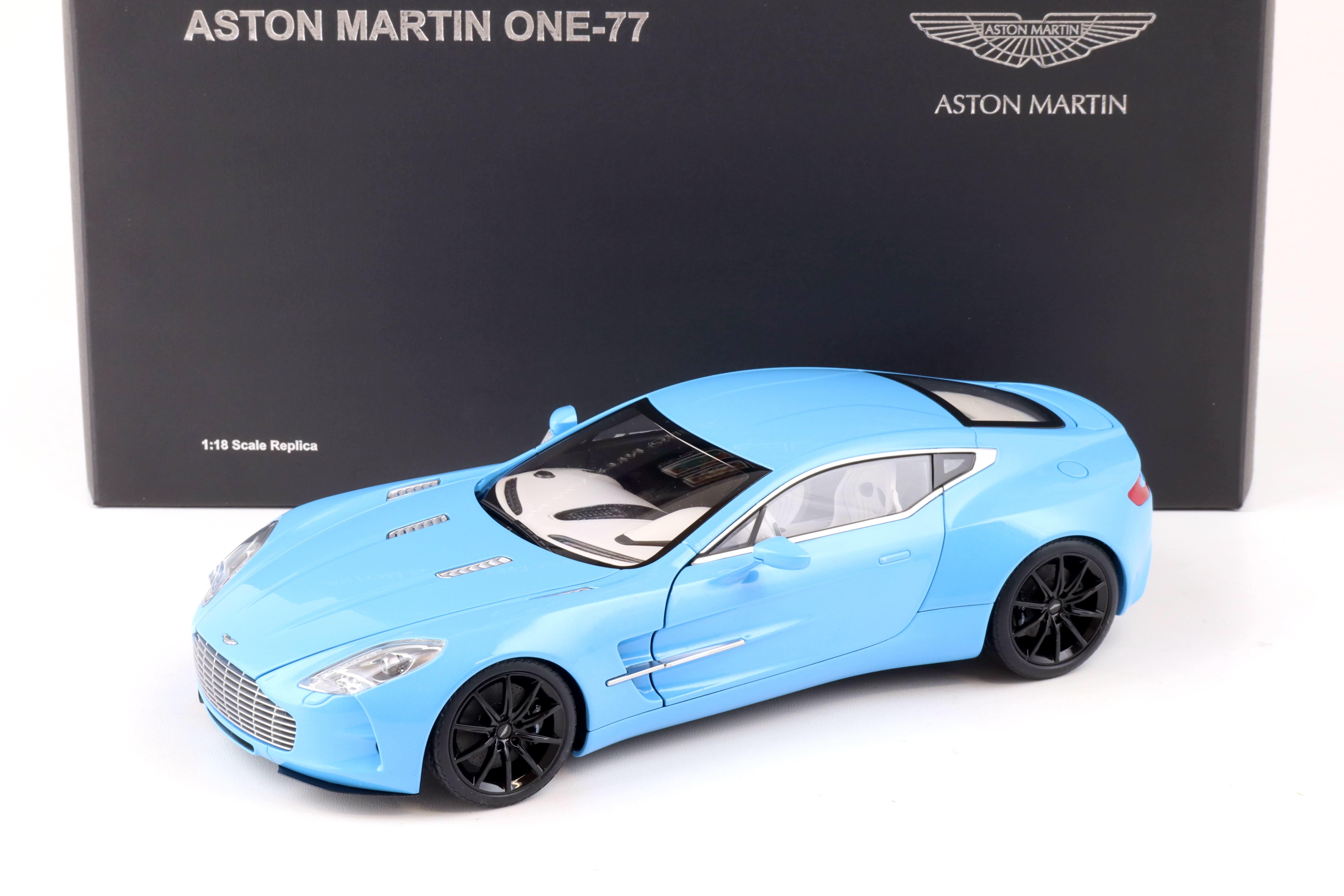 1:18 AUTOart Aston Martin One-77 blue/ black wheel Die-Cast 70240