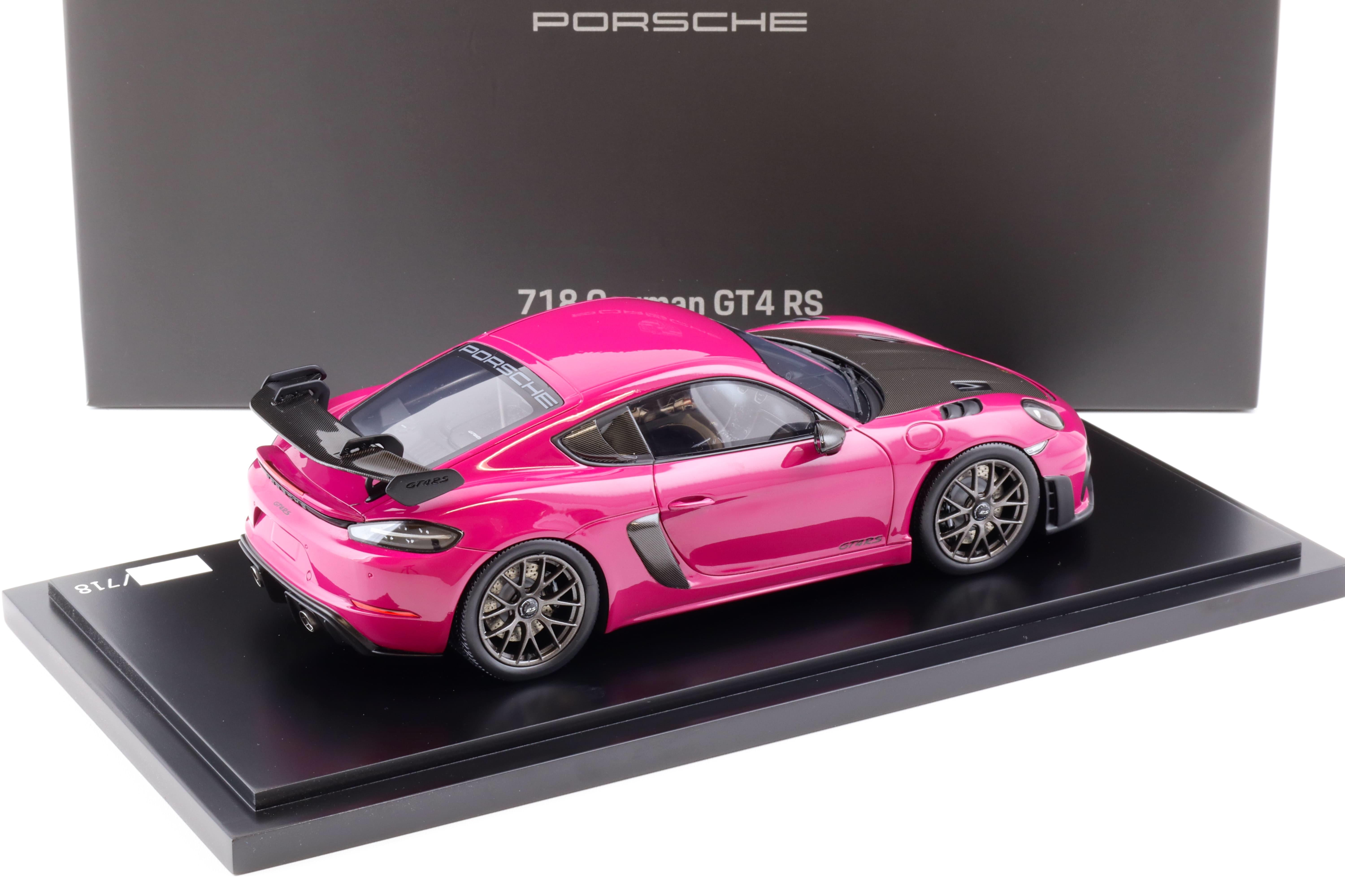 1:18 Spark Porsche 718 Cayman GT4 RS (982) Rubystone red Limited WAP DEALER