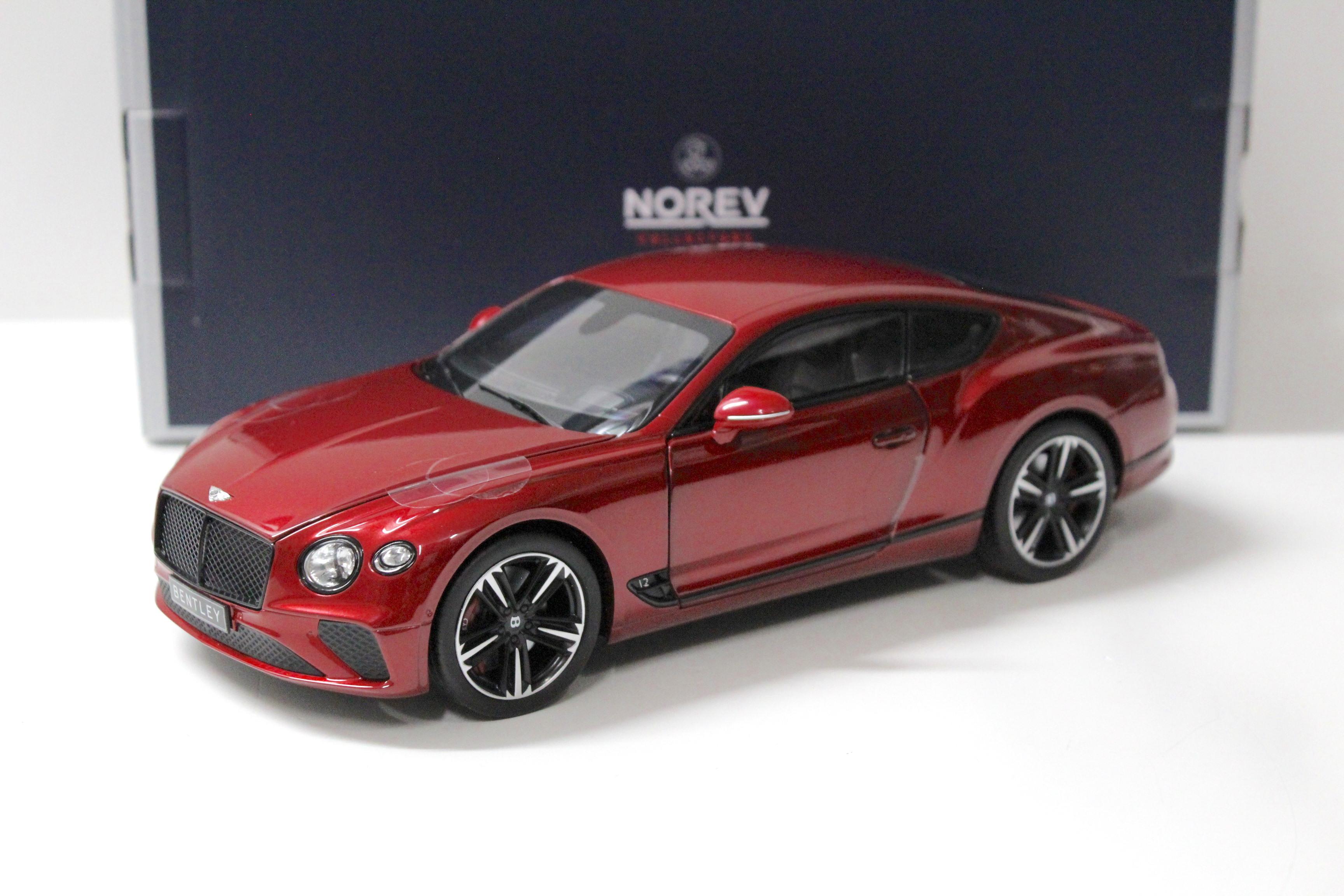 1:18 Norev Bentley Continental GT Coupe 2018 Candy red