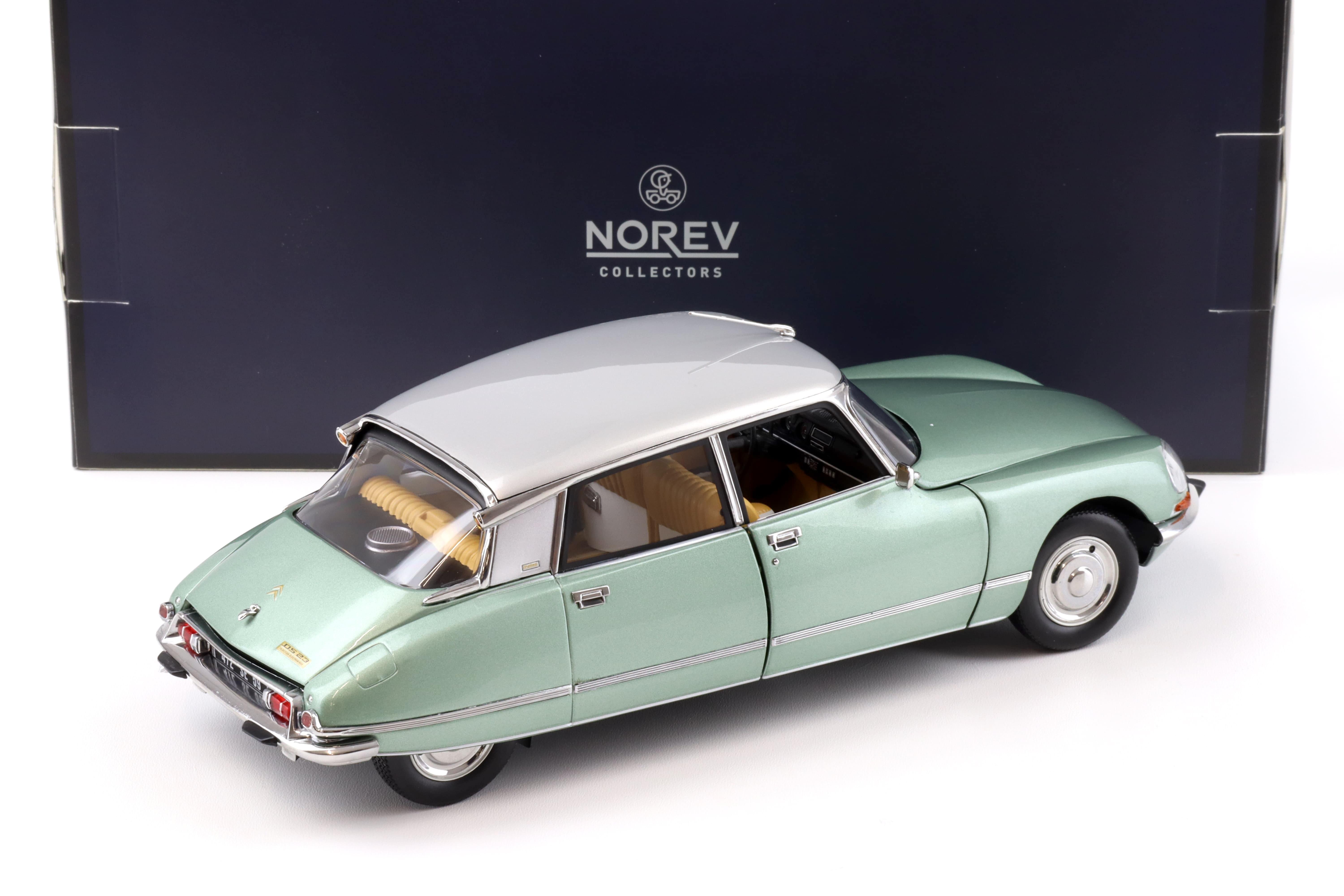 1:18 Norev Citroen DS 23 Pallas 1972 green metallic - Limited 400 pcs.