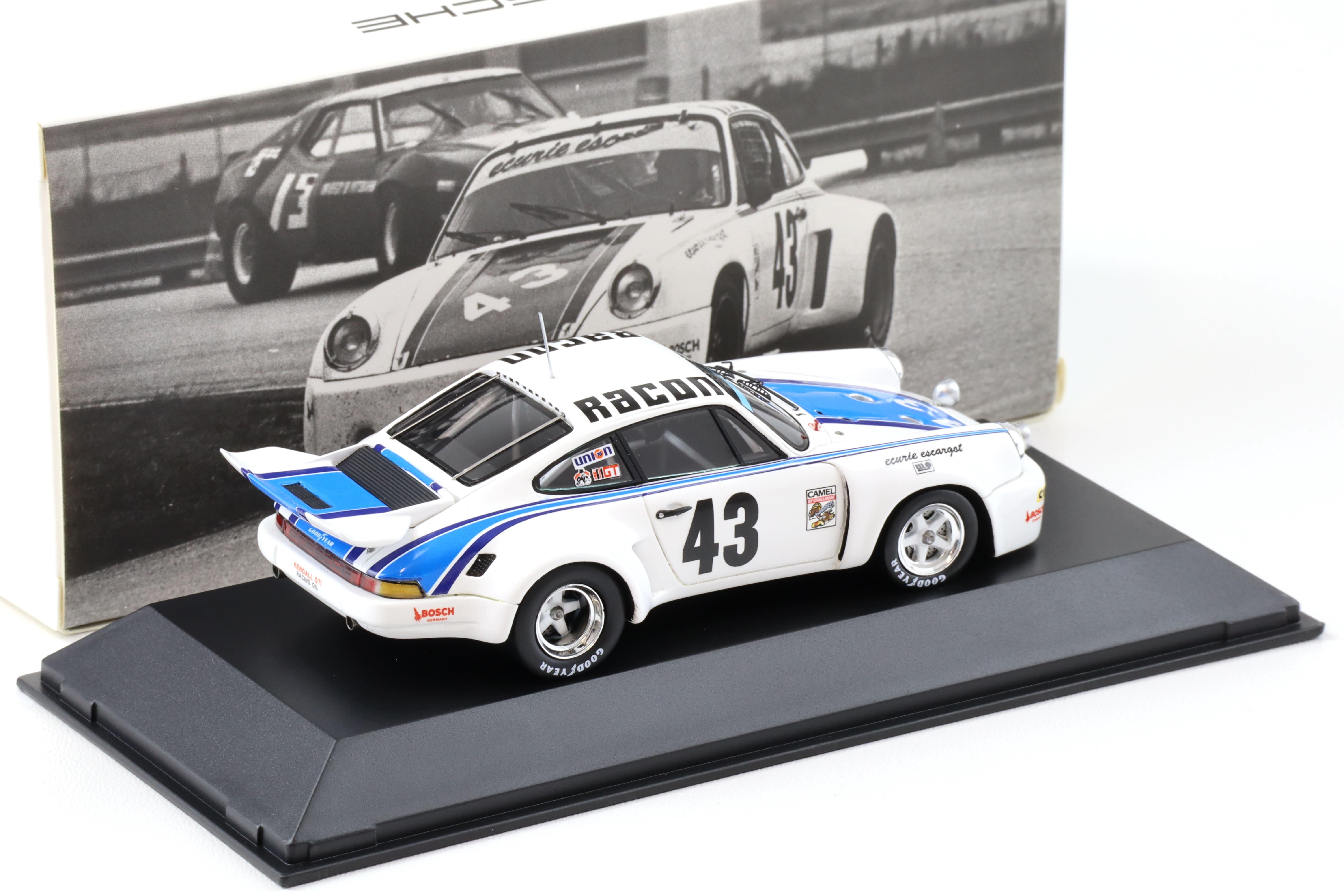 1:43 Spark Porsche 911 Carrera RSR Winner Daytona 1977 Racon #43 MAP Porsche Museum