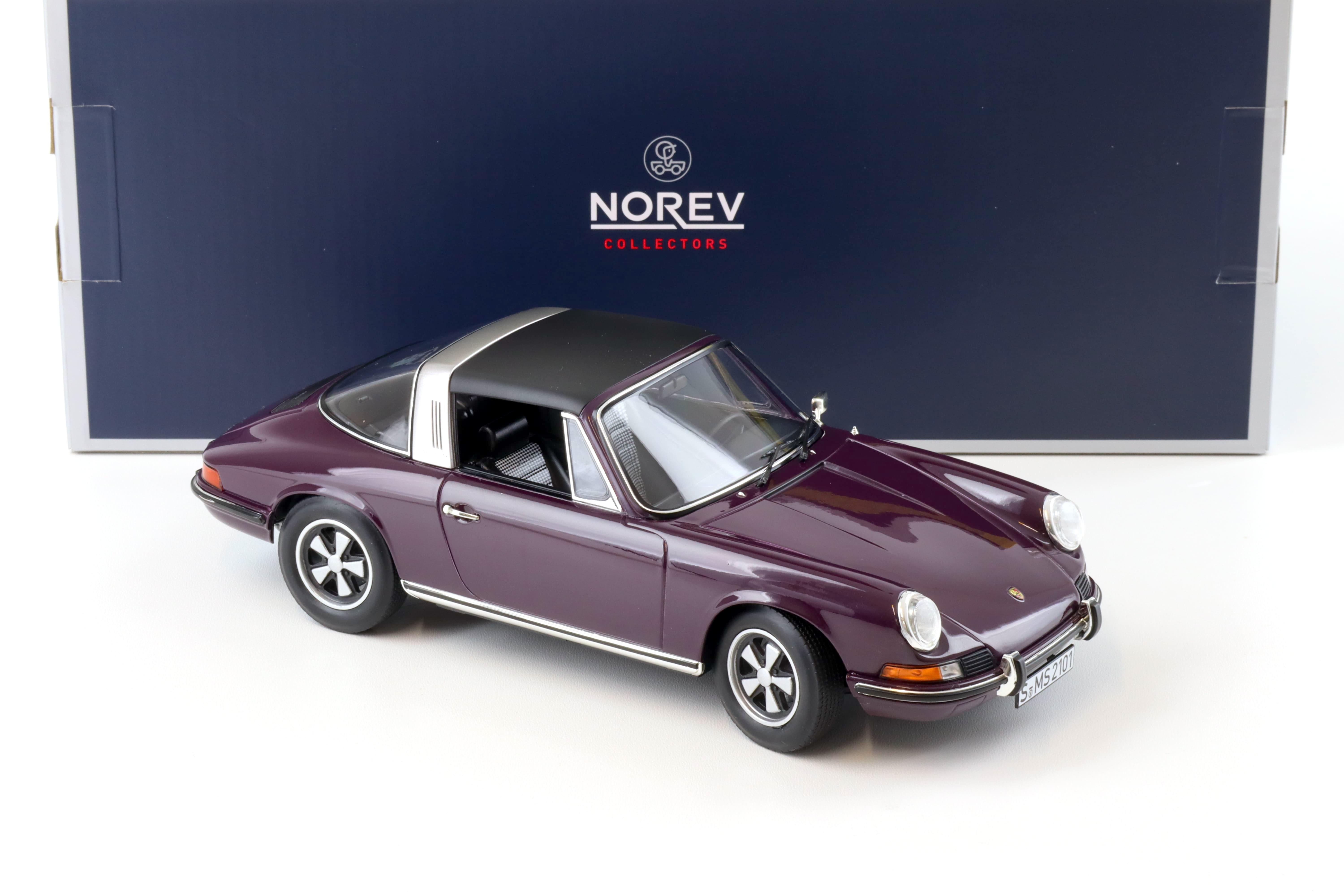 1:18 Norev Porsche 911 T Targa 2.4 Violet 1971