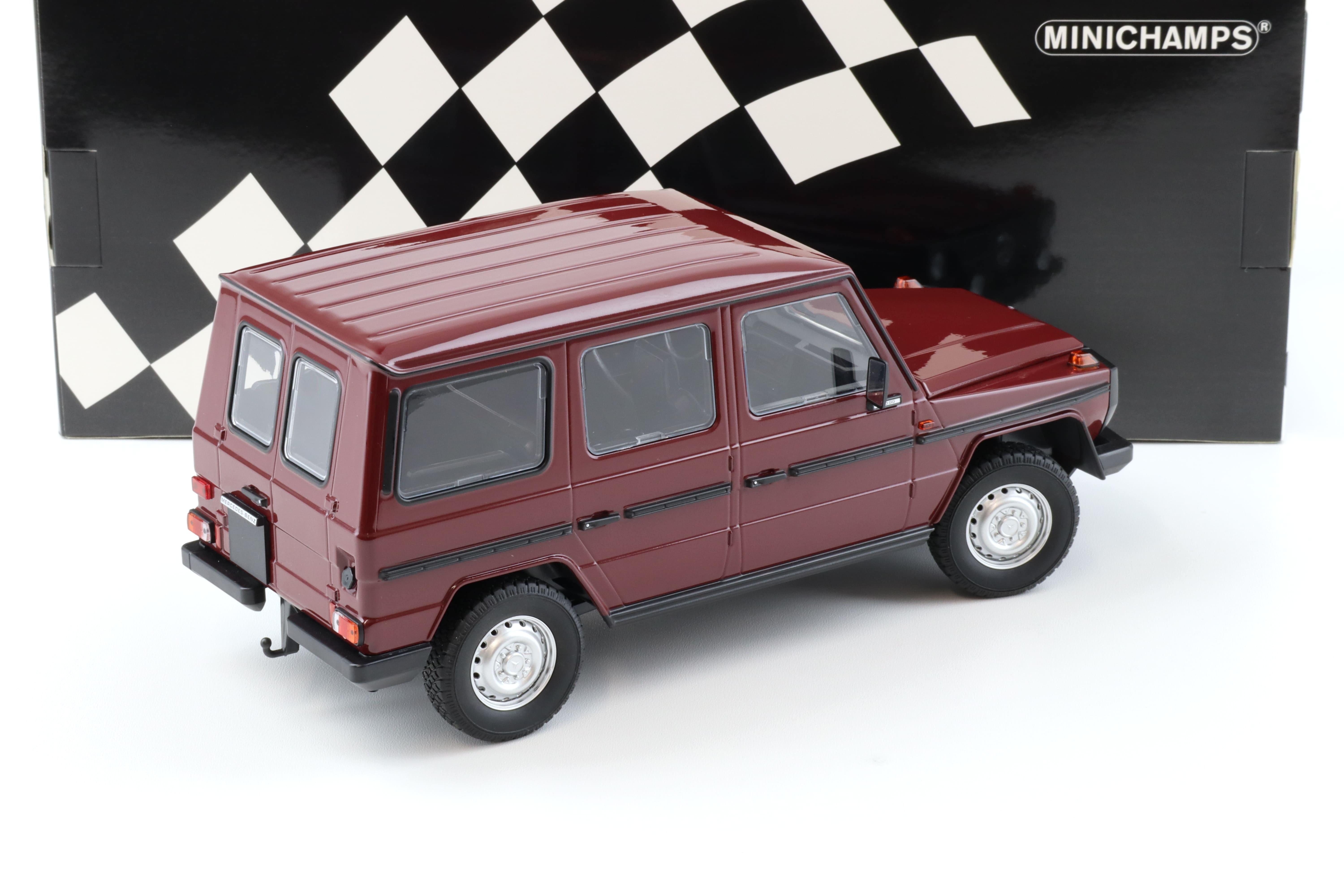 1:18 Minichamps Mercedes G-Klasse 300GD G-Model LWB W460 dark red 1980