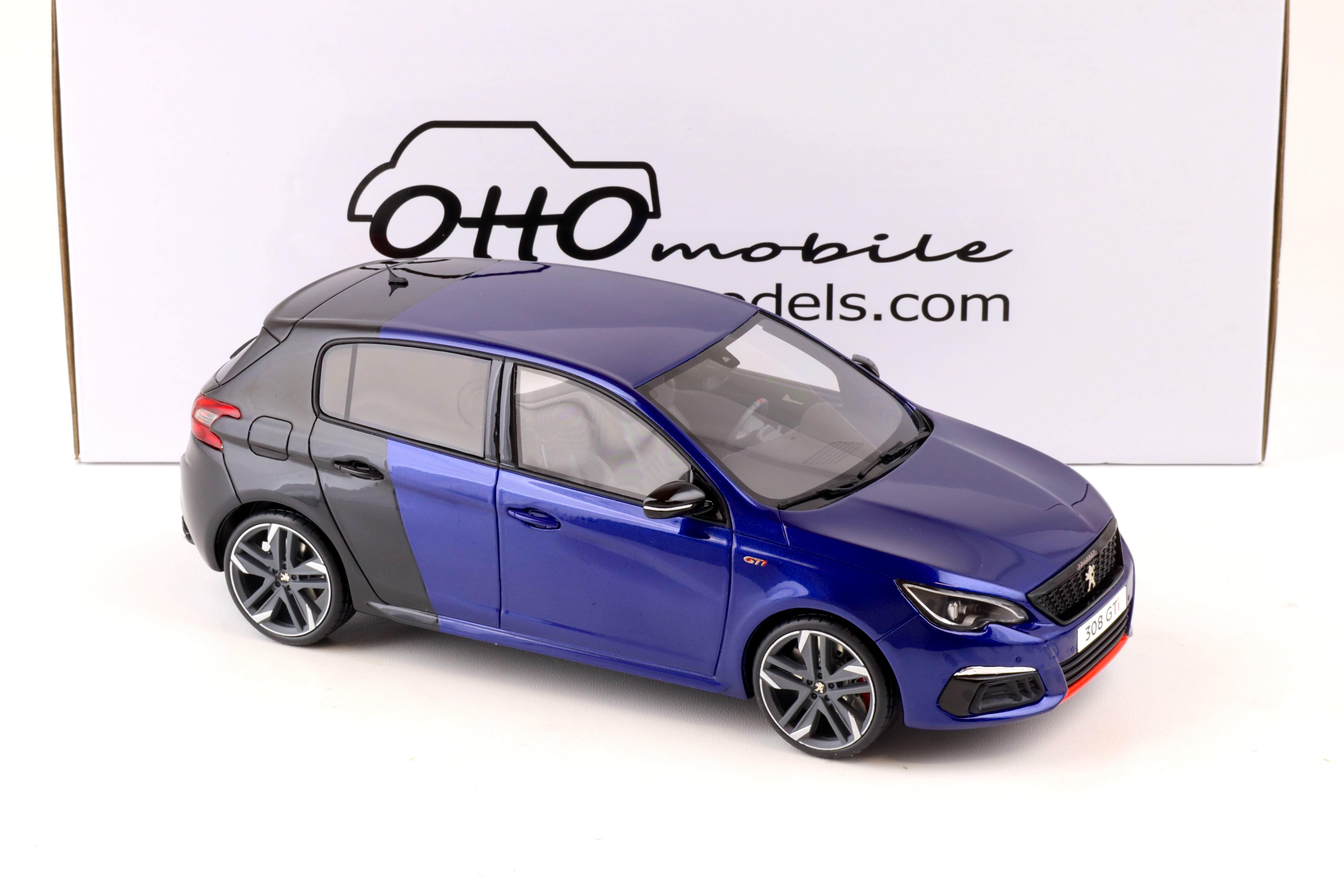 1:18 OTTO mobile OT922 Peugeot 308 GTI dark blue/ black 2018