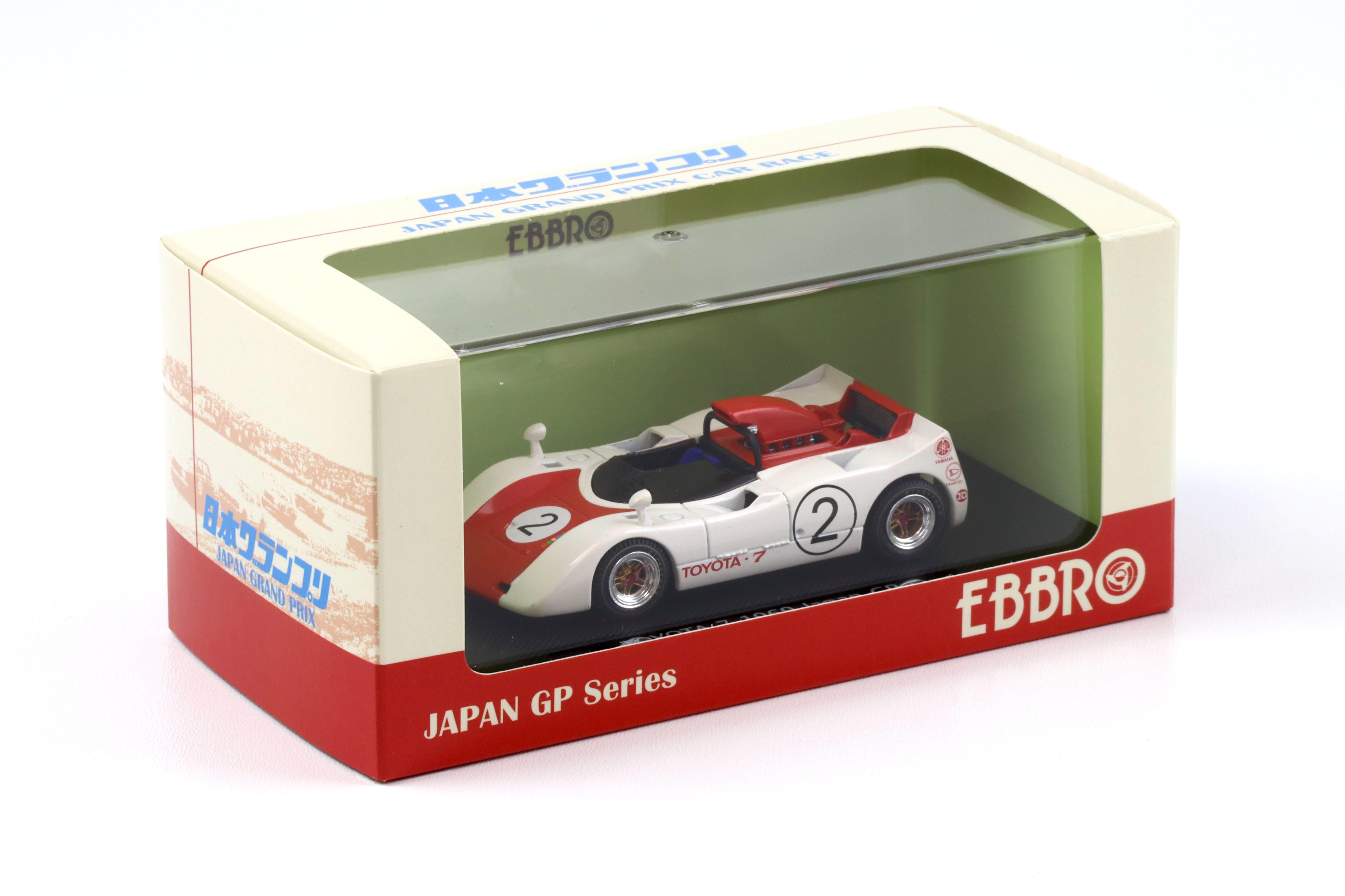 1:43 Ebbro Toyota 7 Japan GP 1969 #2 white/ red Hiroyuki Kukiru/ Hiroshi Hosoya