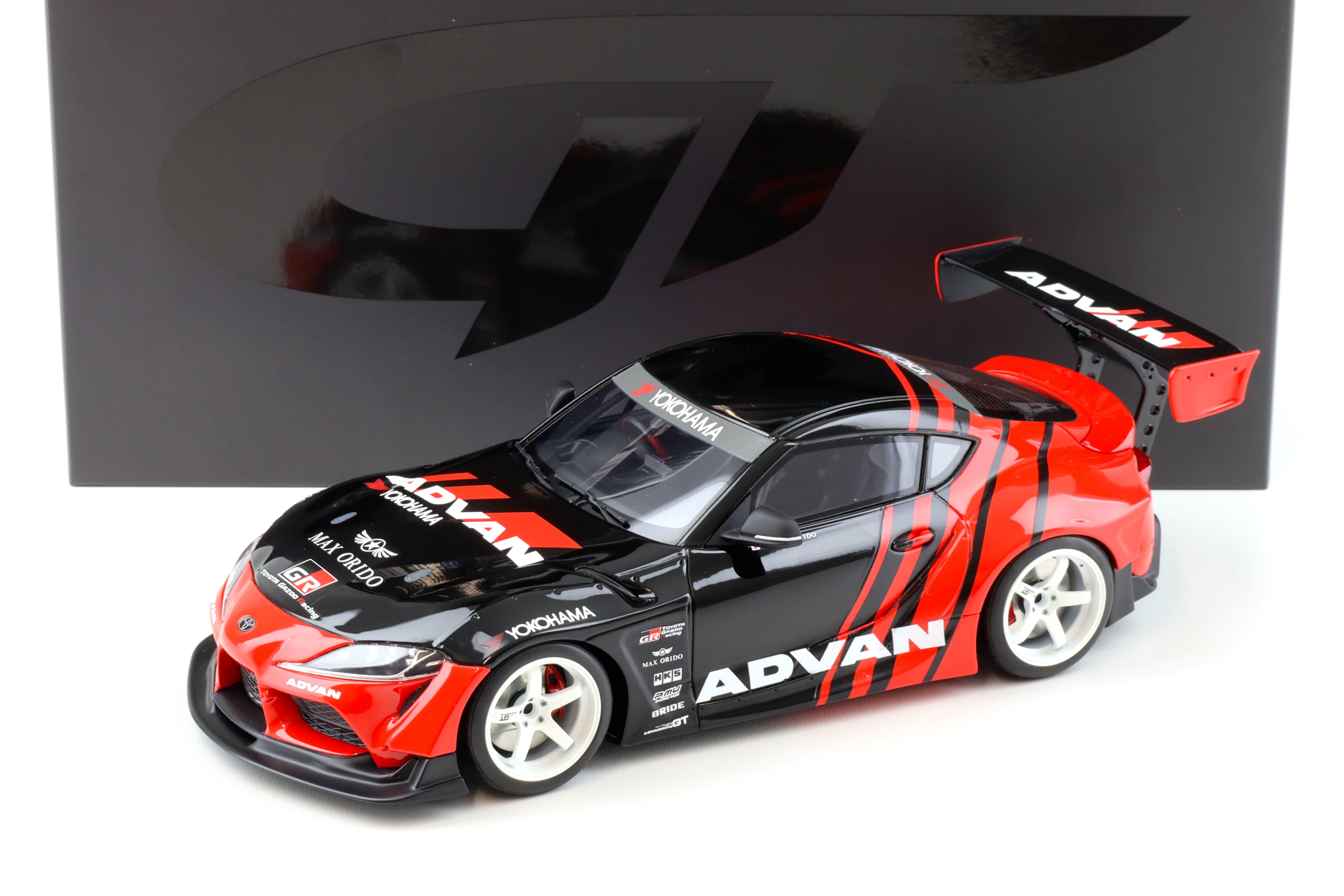 1:18 GT Spirit GT889 Toyota Supra GR by ADVAN 2020 black/ red