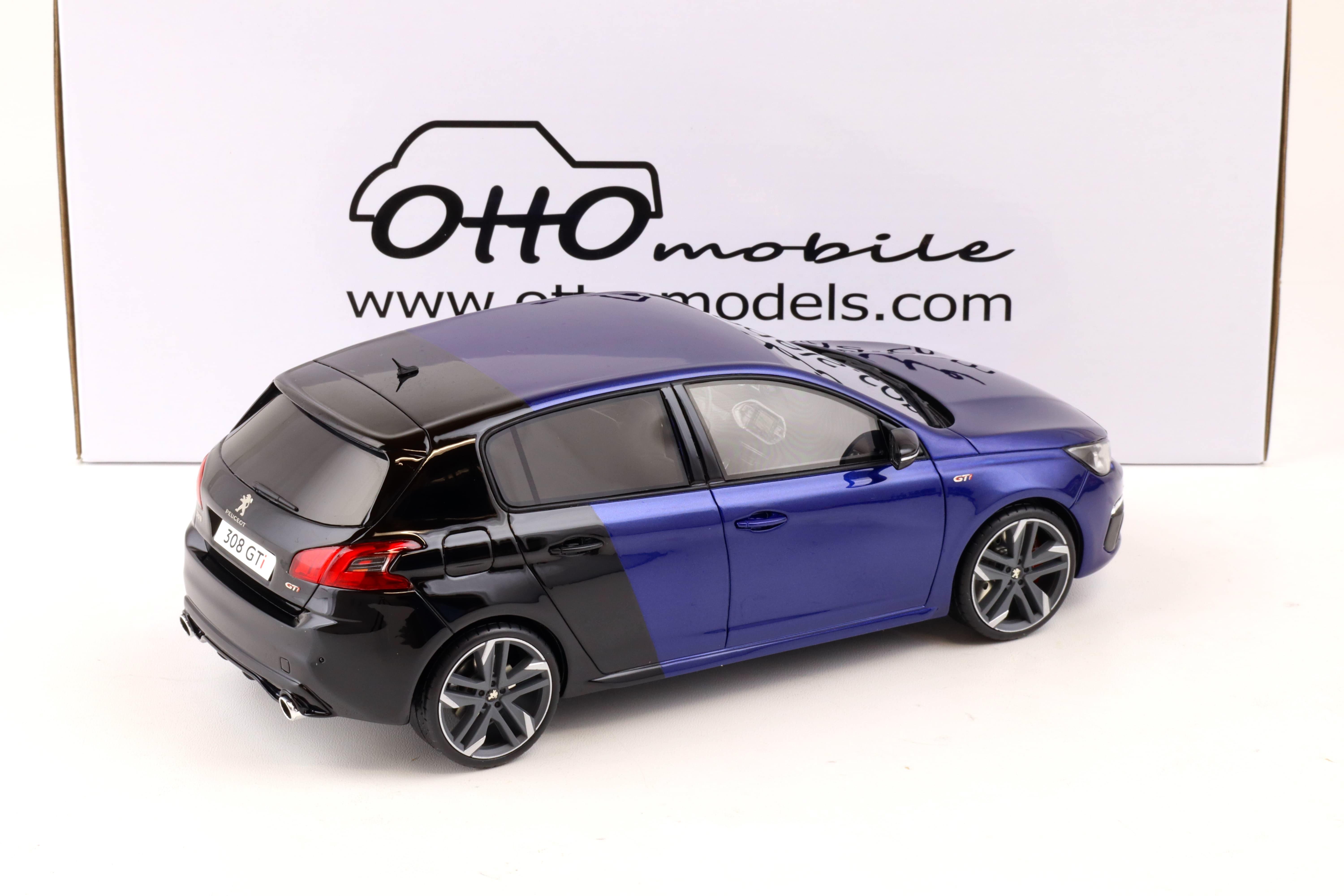 1:18 OTTO mobile OT922 Peugeot 308 GTI dark blue/ black 2018