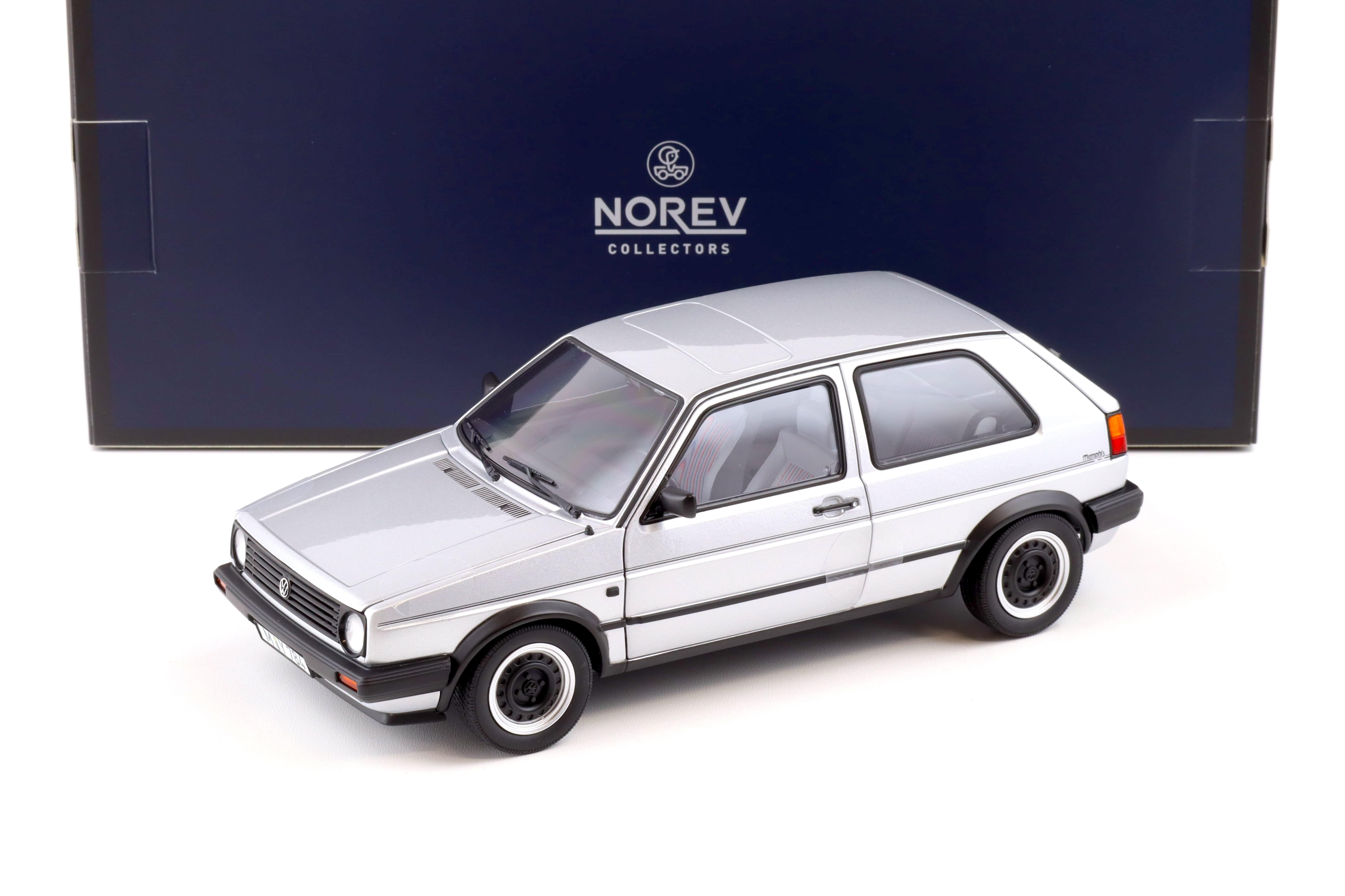 1:18 Norev VW Golf 2 Memphis 1988 silver/ grey metallic - Limited 200 pcs.