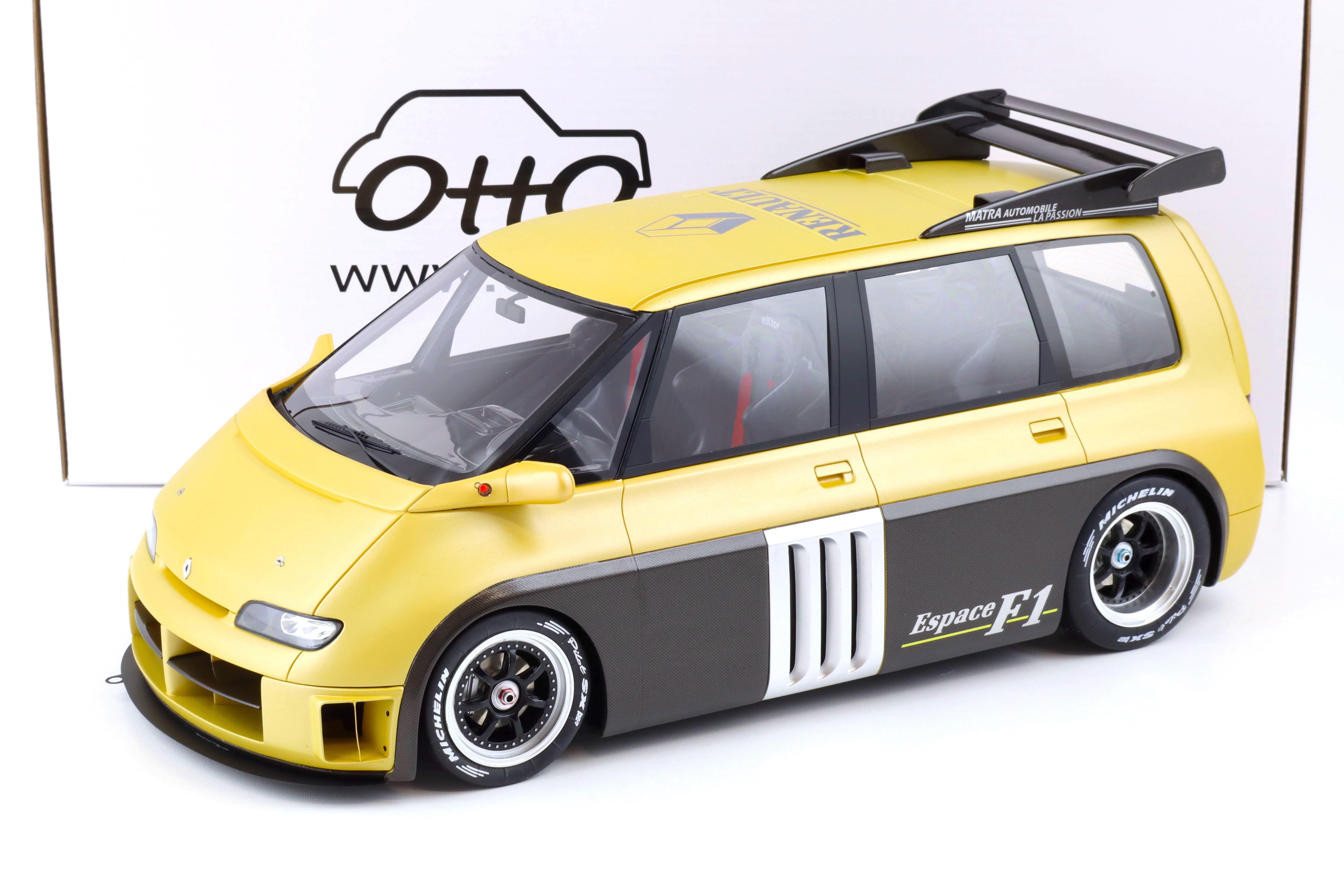 1:12 OTTO mobile G070 Renault Espace F1 matt yellow/ grey 1994
