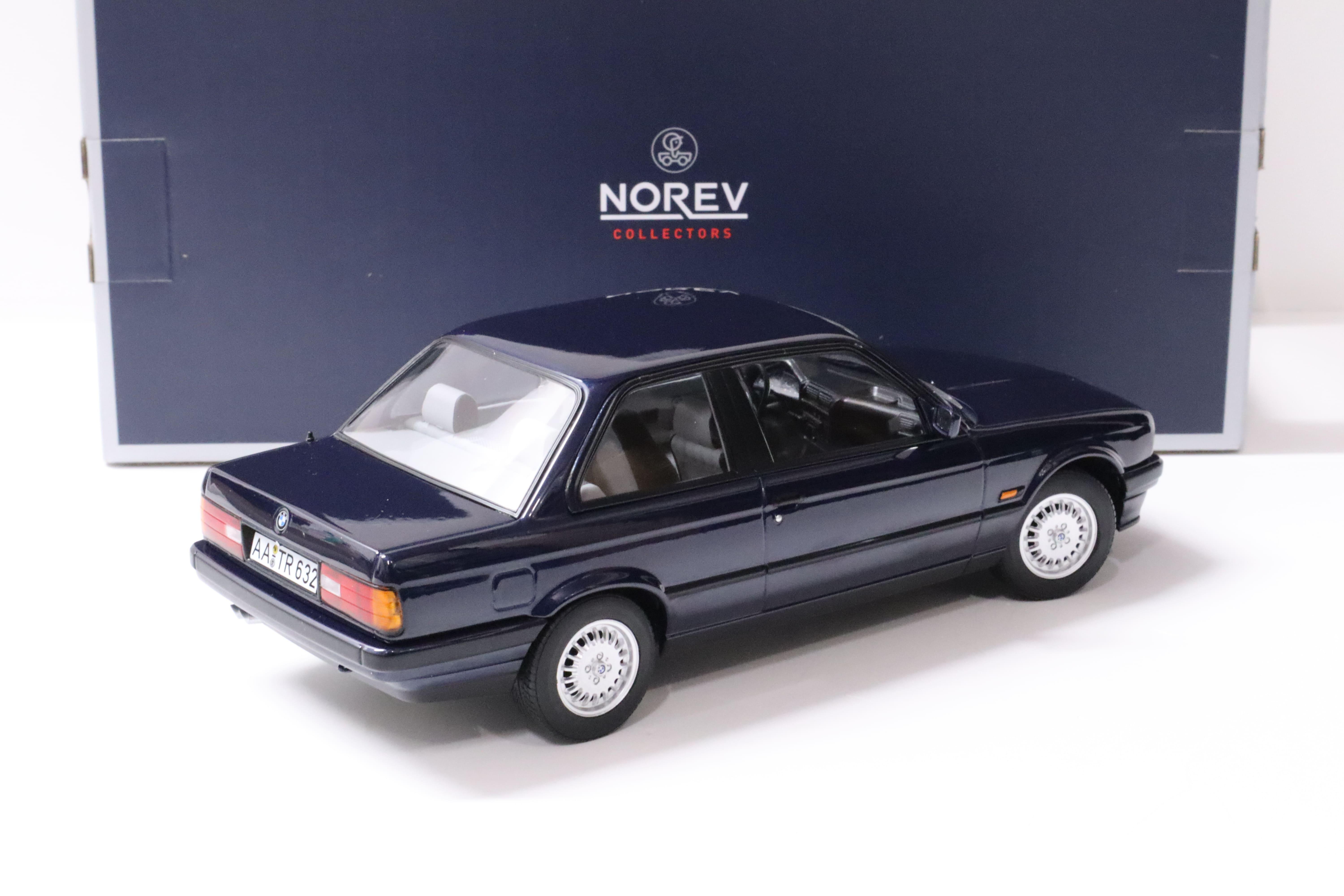 1:18 Norev BMW 325i (E30) Limousine 2-Door 1988 dark blue metallic