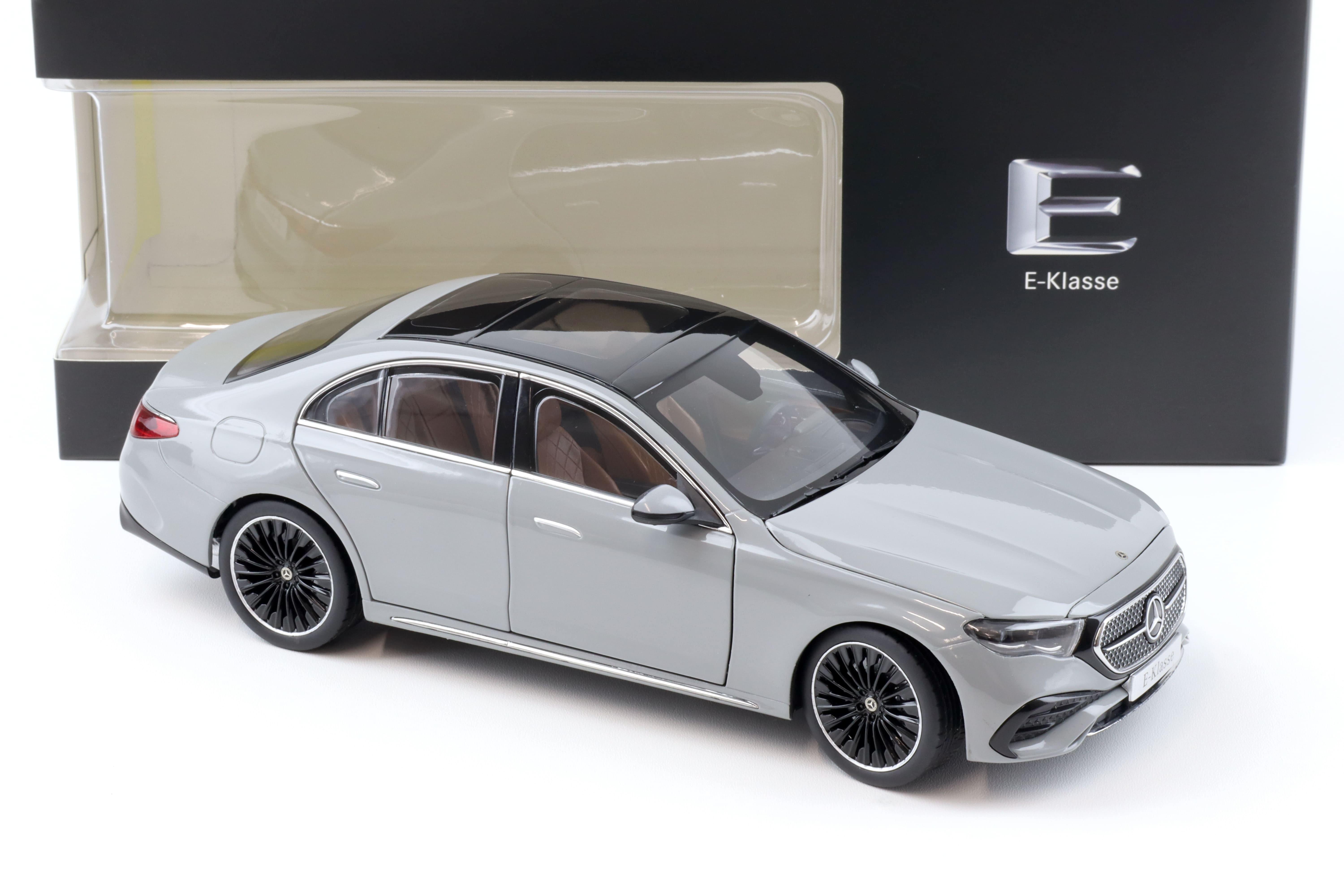 1:18 iScale Mercedes E-Klasse Limousine W214 AMG Line alpine grey solid DEALER VERSION