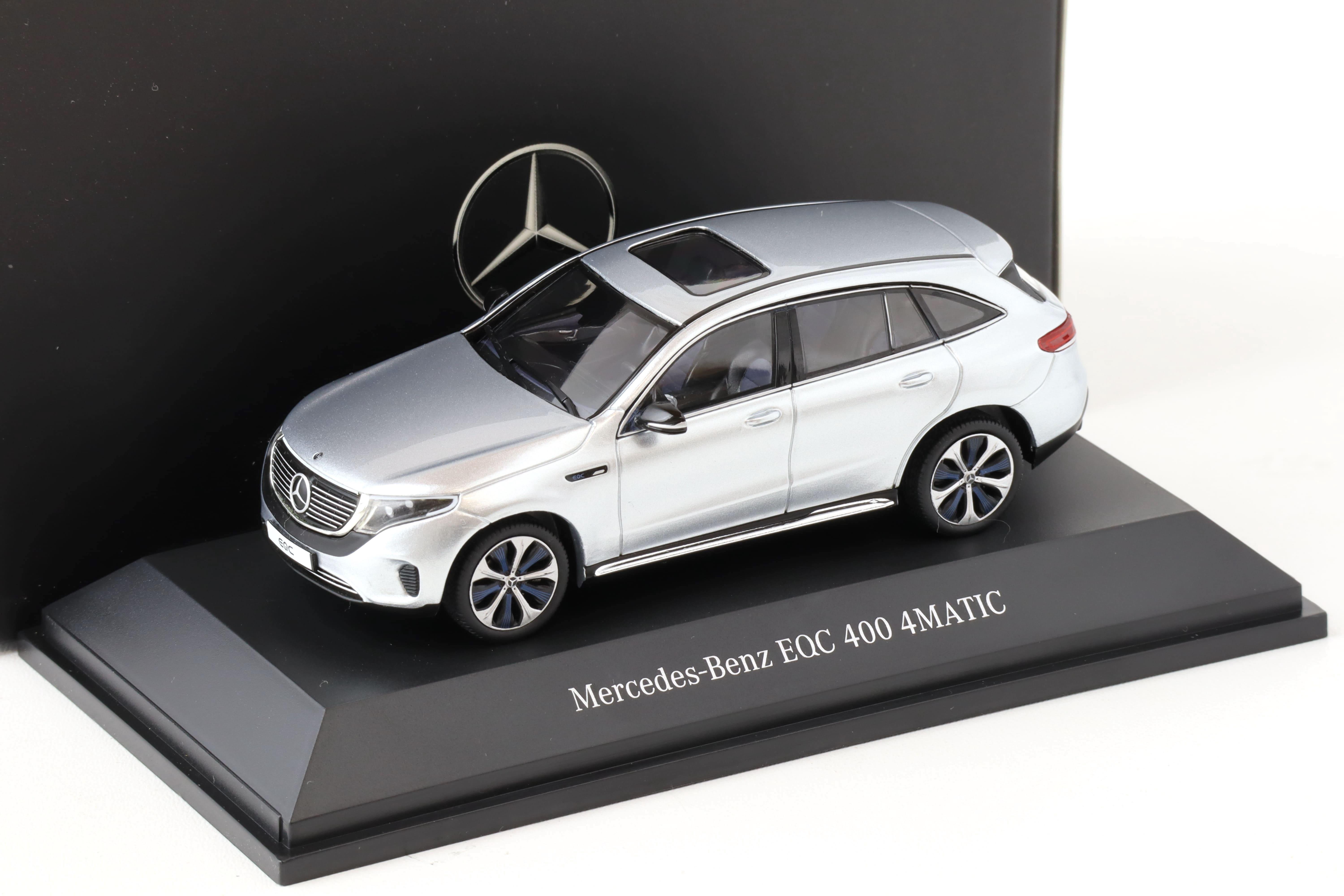 1:43 Spark Minimax Mercedes EQC 400 4Matic hightech silver DEALER VERSION