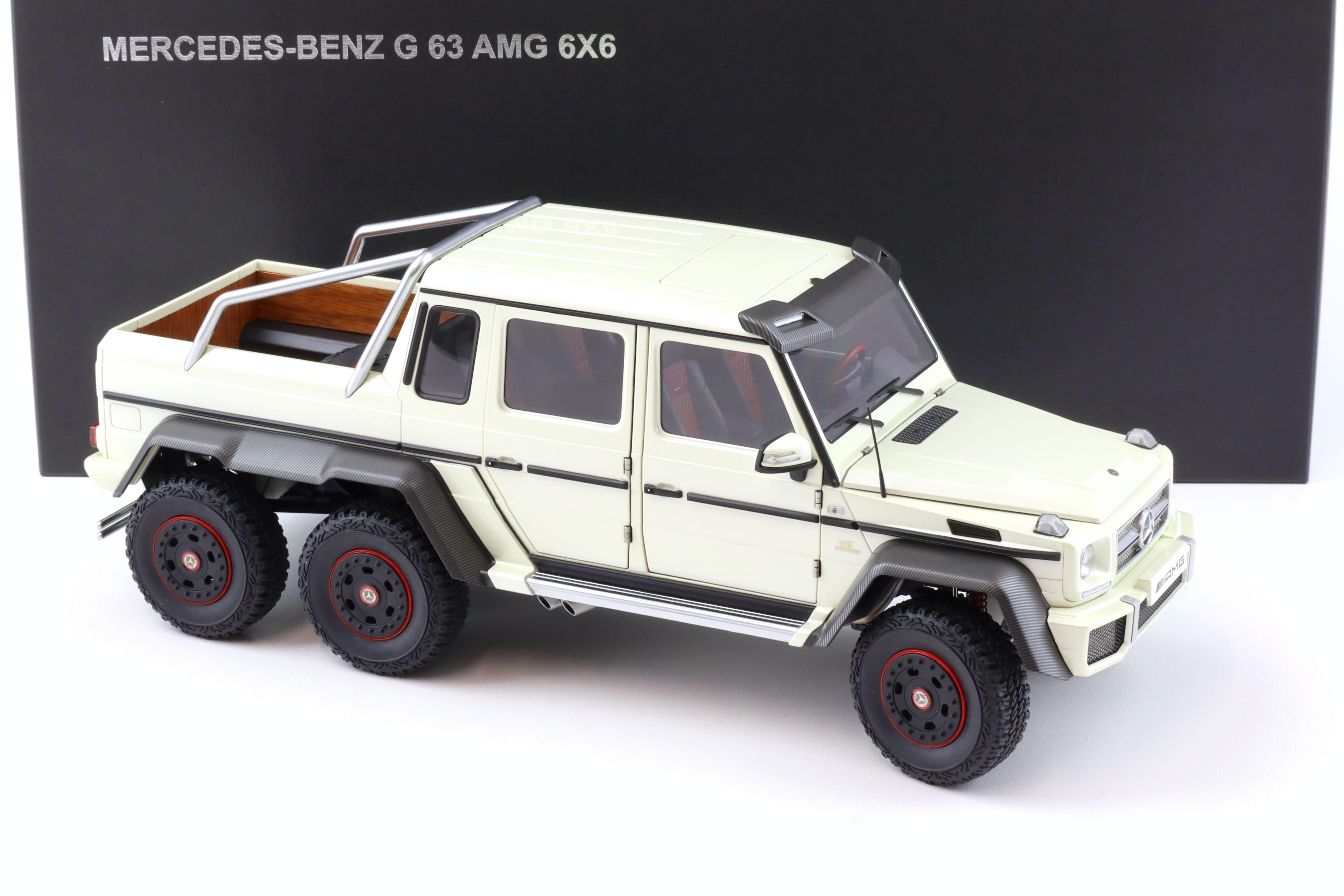 1:18 AUTOart 2013 Mercedes G63 AMG 6x6 Designo Diamond white 76307