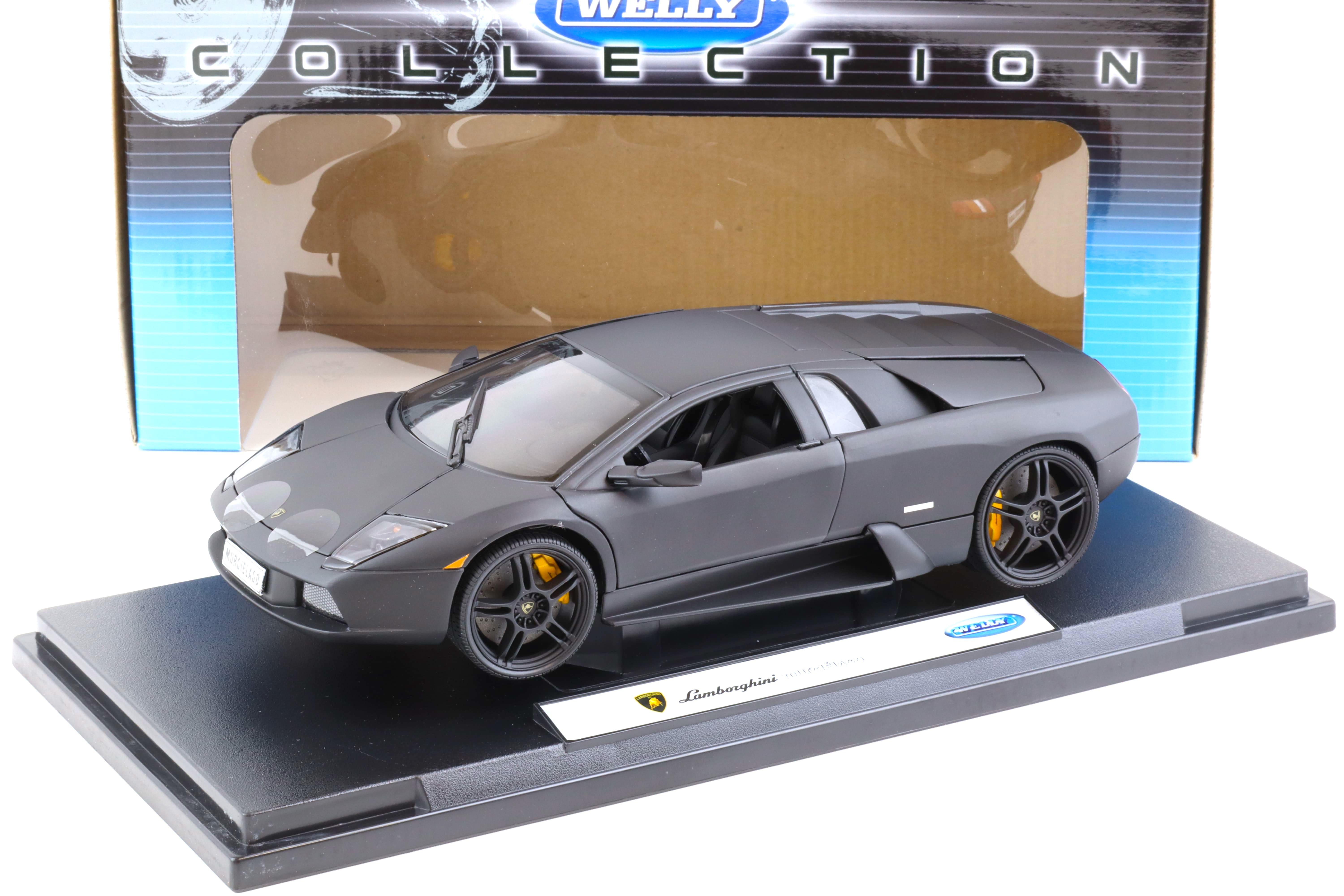 1:18 Welly Lamborghini Murcielago Coupe matt black
