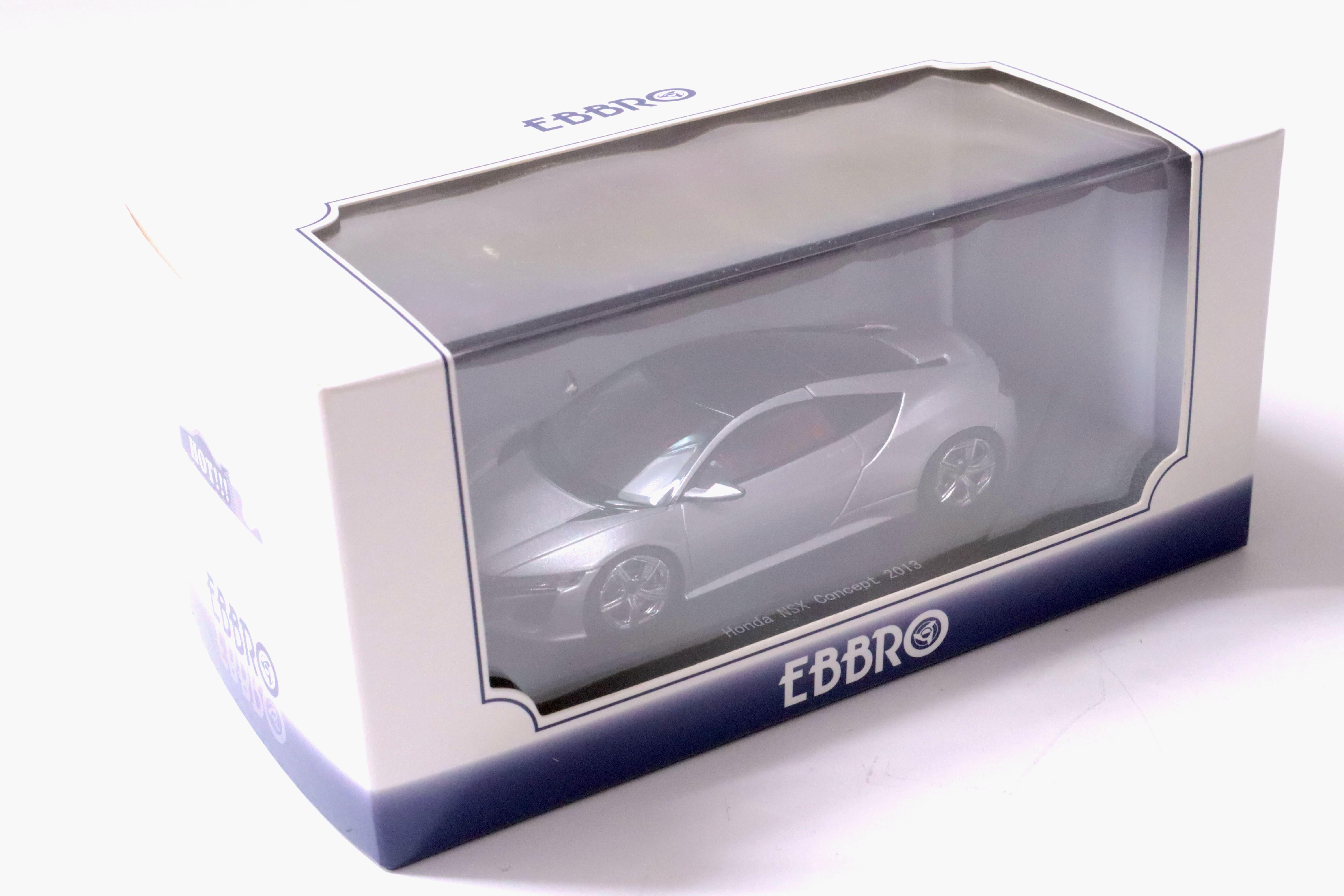 1:43 Ebbro Honda NSX Concept Car 2013 silver metallic