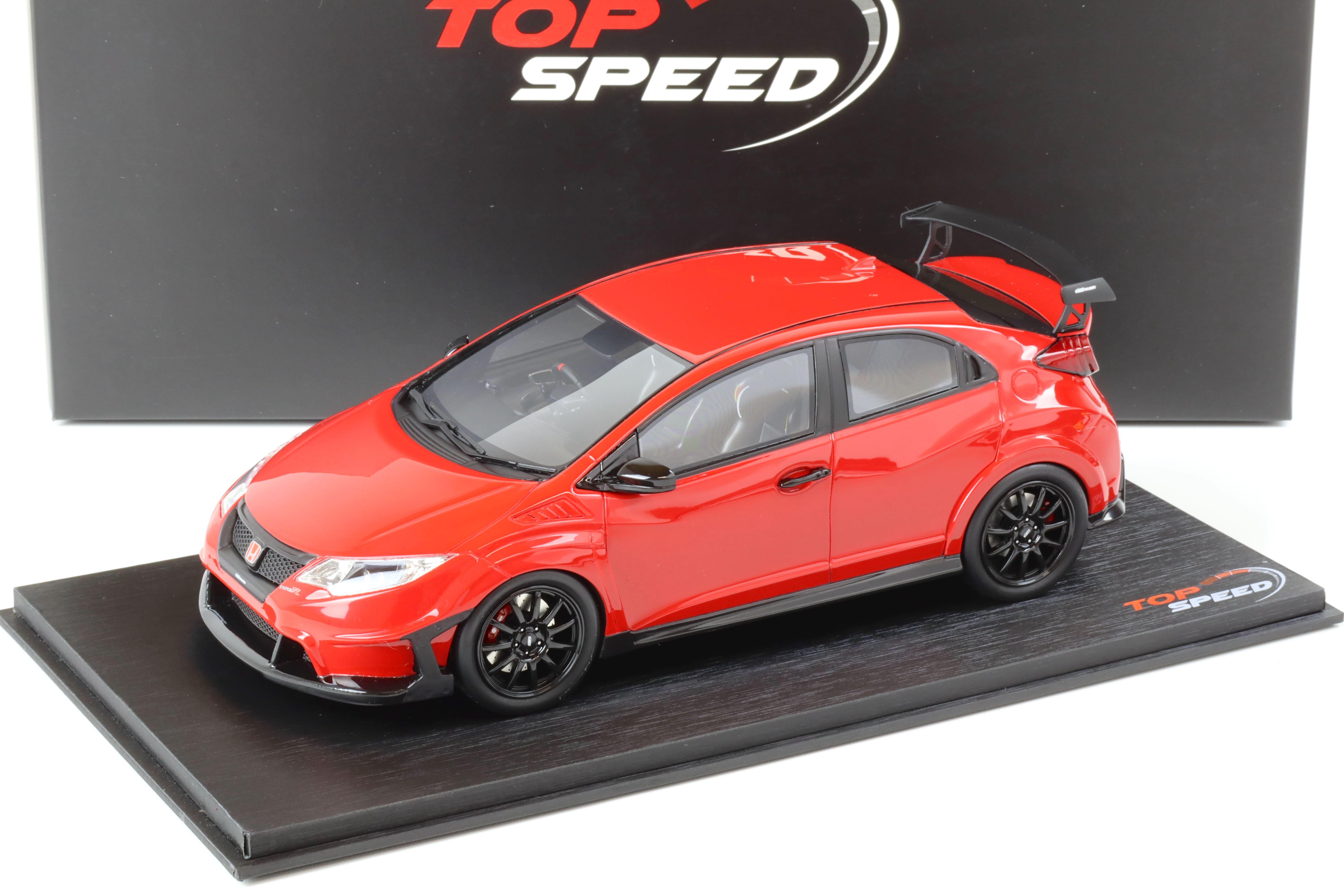 1:18 TOP SPEED MUGEN Honda Civic Type R Milano red TS0113