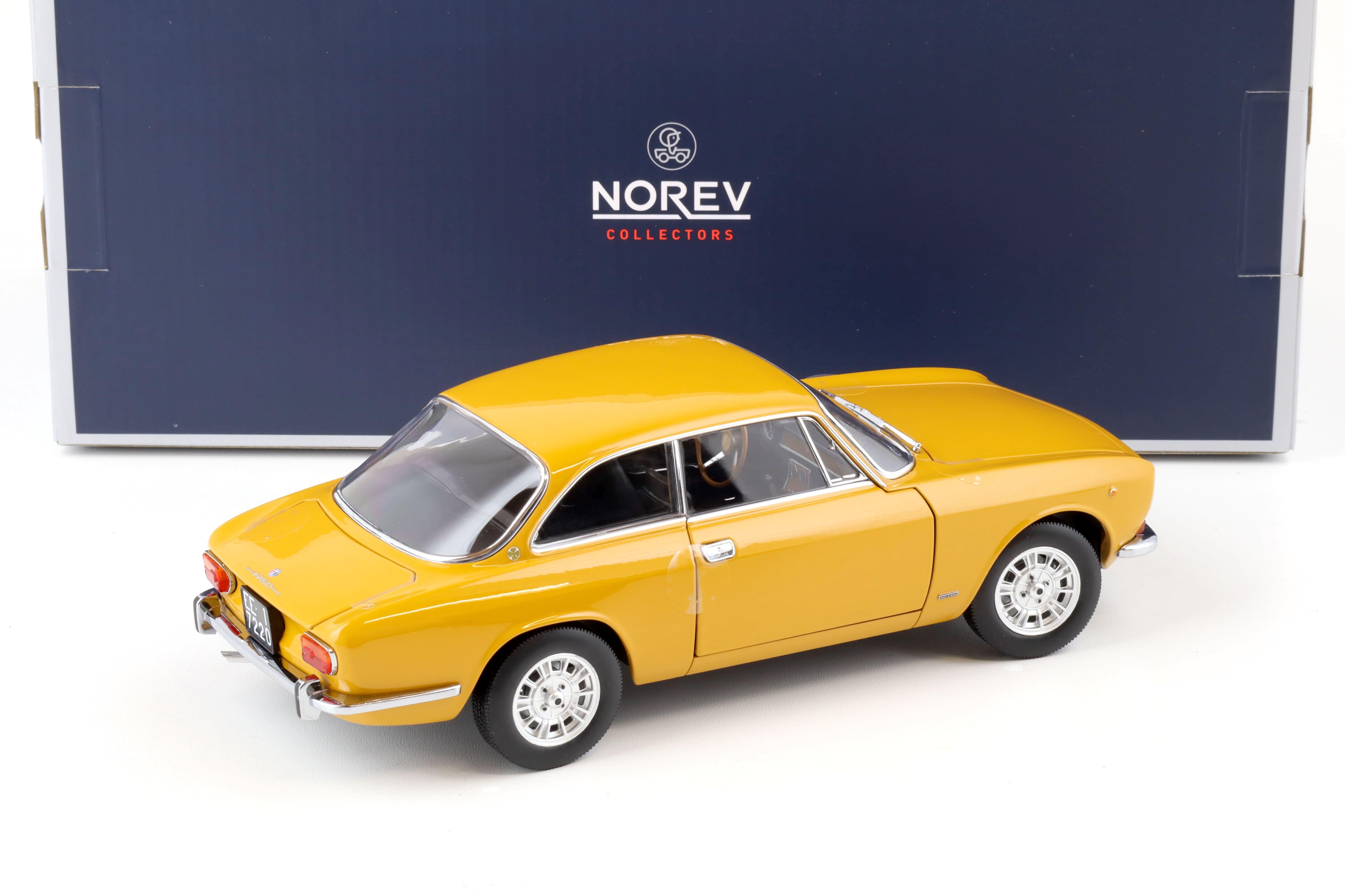 1:18 Norev 1970 Alfa Romeo 1750 GTV Coupe yellow