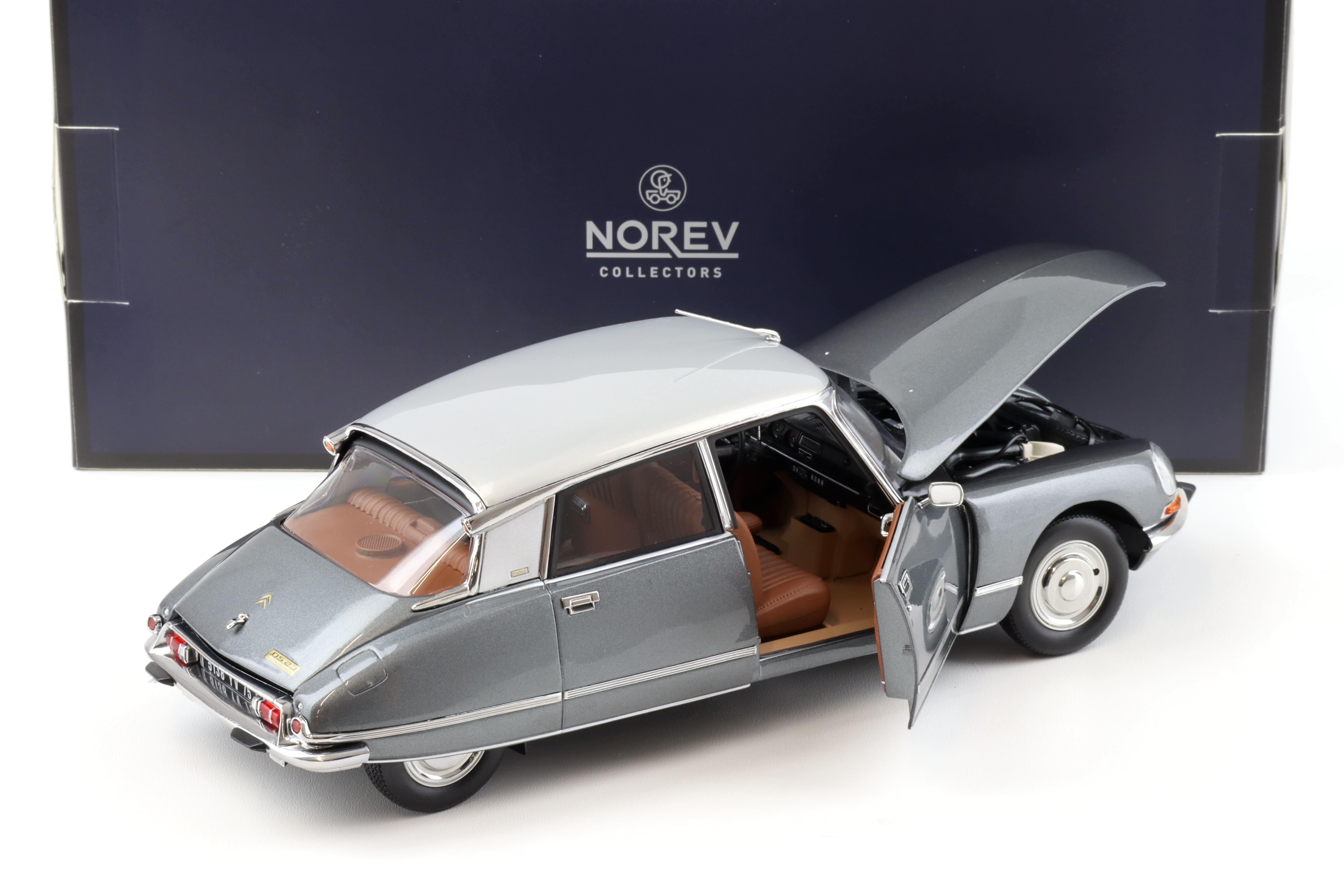 1:18 Norev Citroen DS 23 Pallas 1972 Middle grey metallic - Limited 400 pcs.