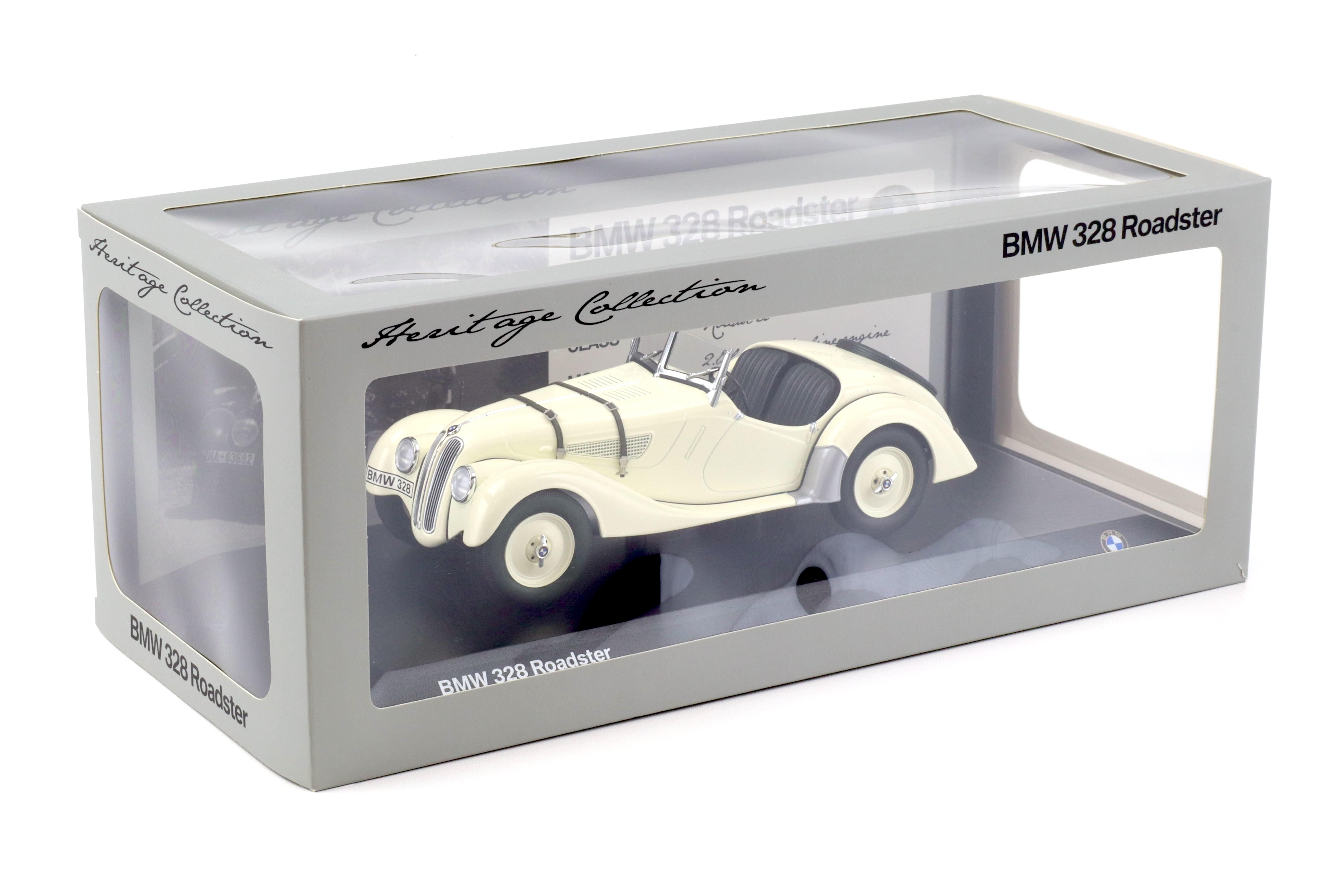 1:18 Minichamps BMW 328 Roadster 1936-1940 white Heritage DEALER VERSION