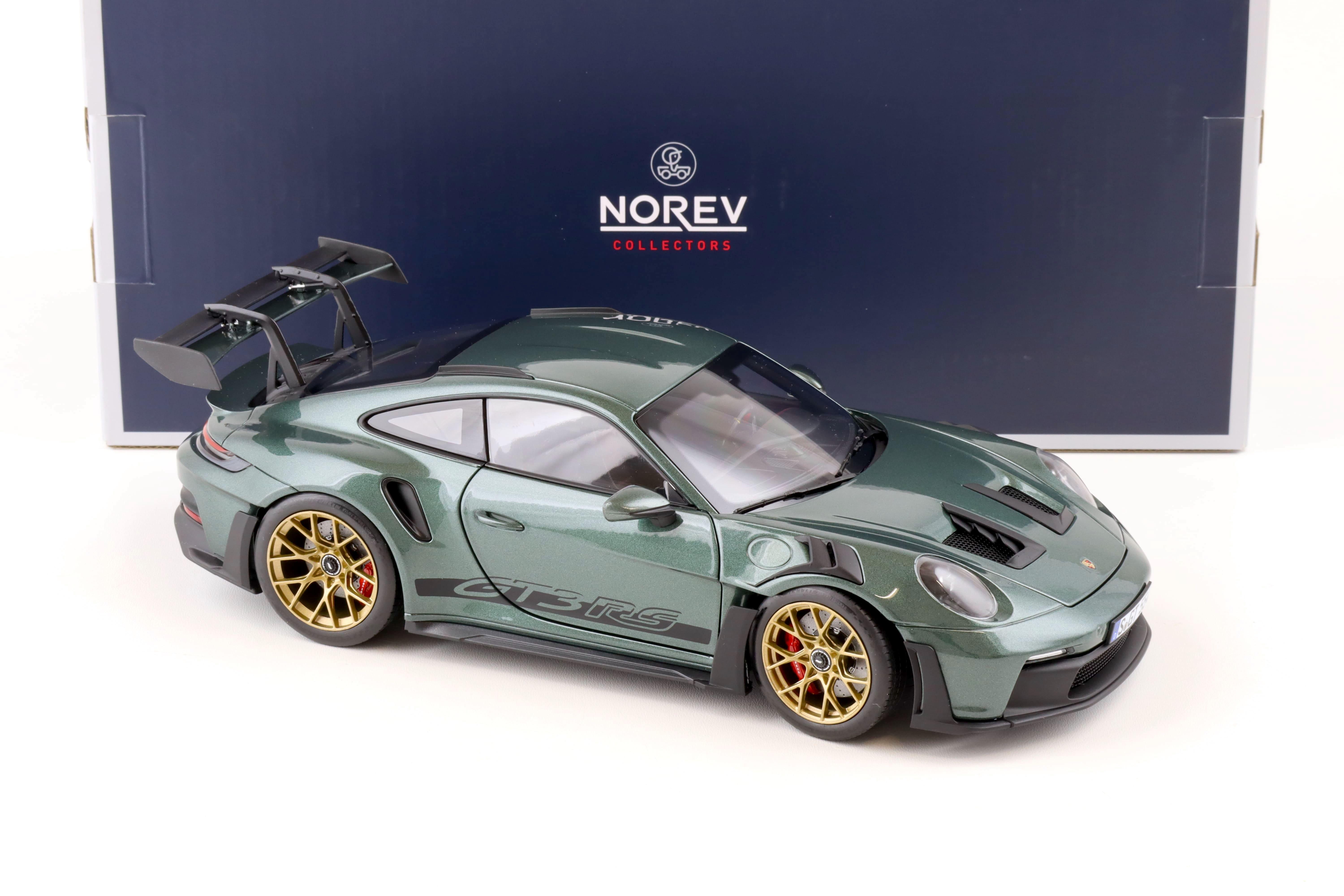 1:18 Norev Porsche 911 (992) GT3 RS Coupe 2022 Malachite green metallic - Limited 504 pcs.