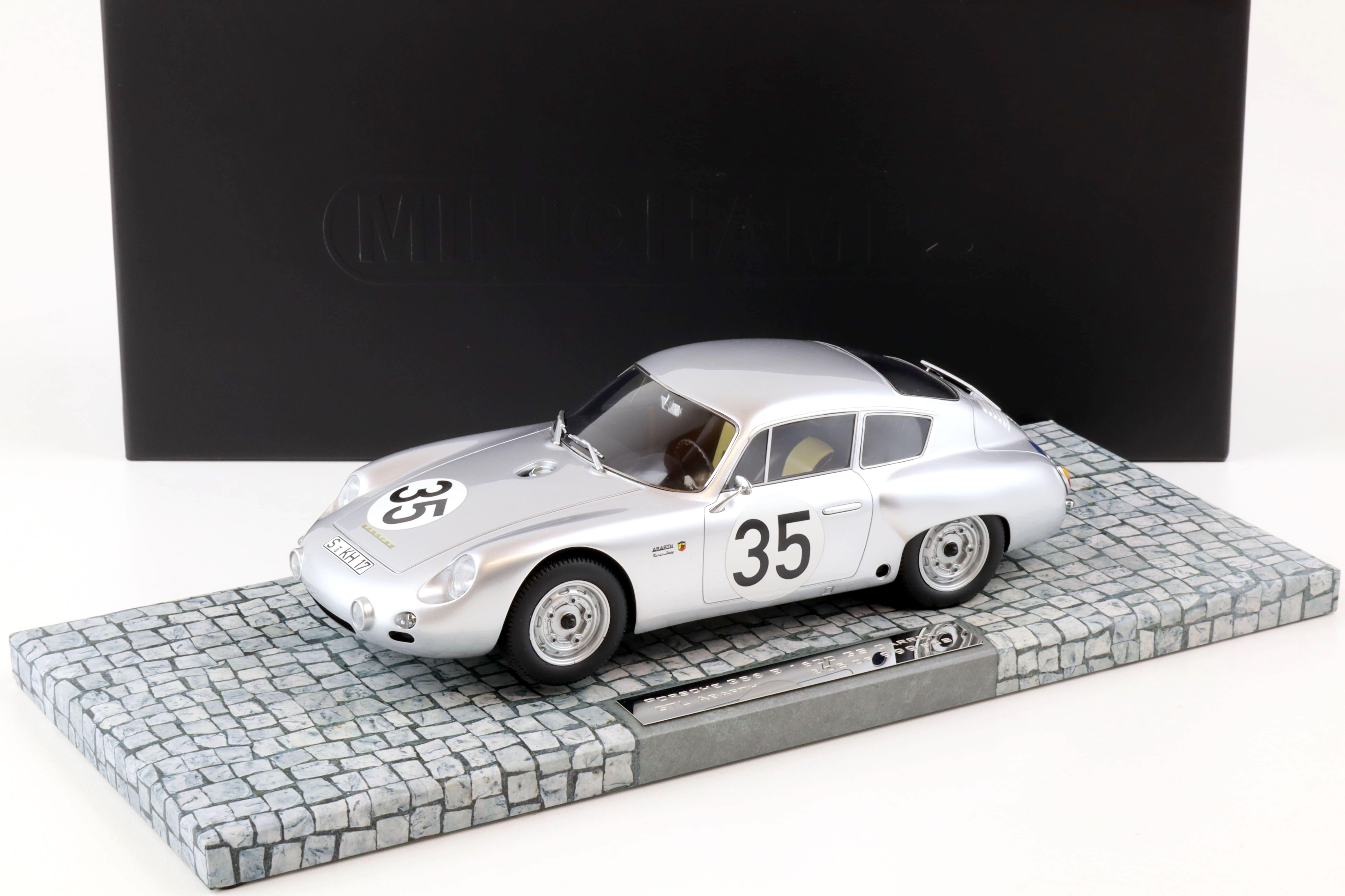 1:18 Minichamps Porsche 356 B 1600 GS Carrera GTL Abarth #35 Le Mans 1960