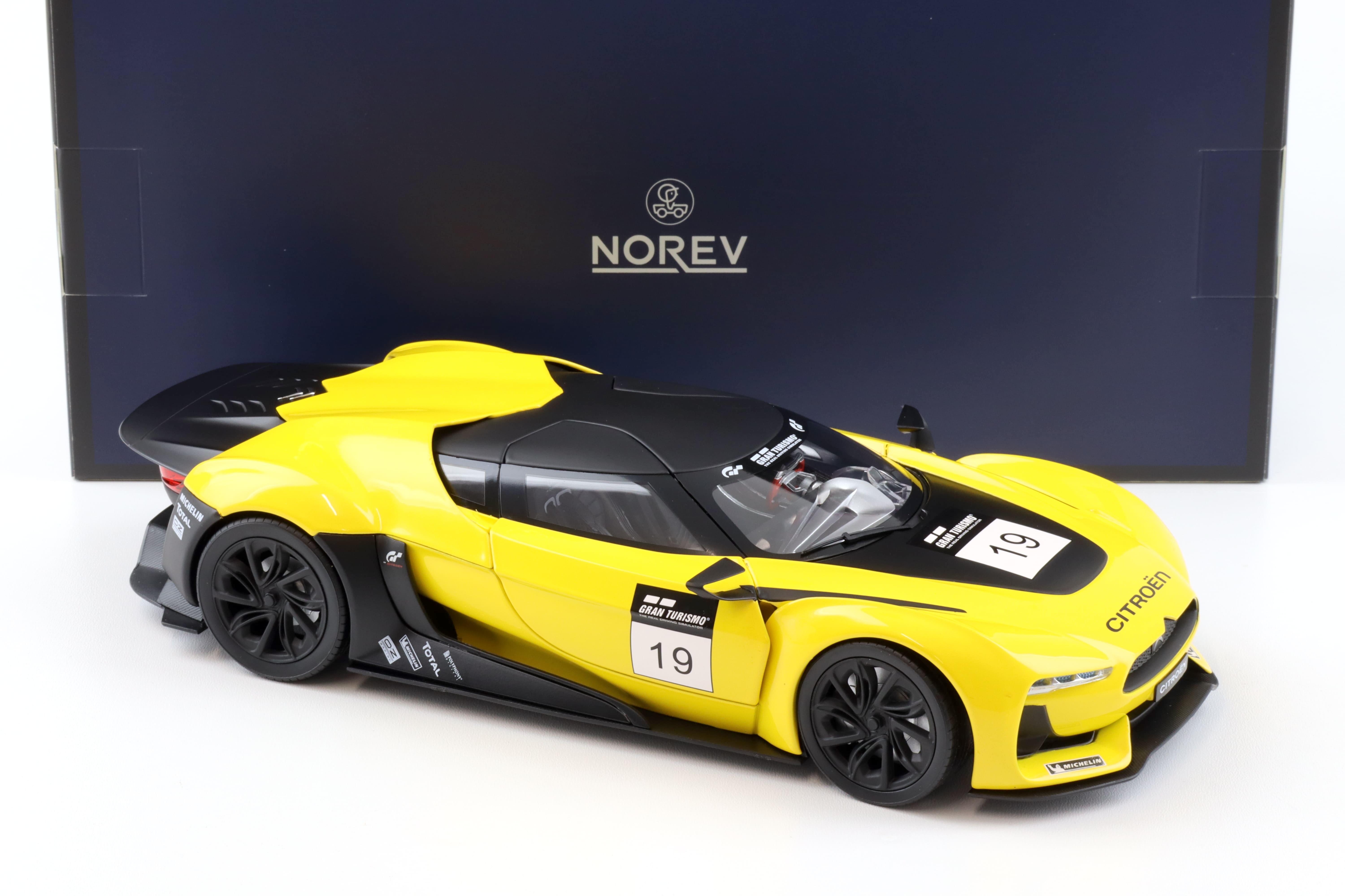 1:18 Norev GT by Citroen Concept Car 2008 yellow / black Gran Turismo - Limited 200 pcs.