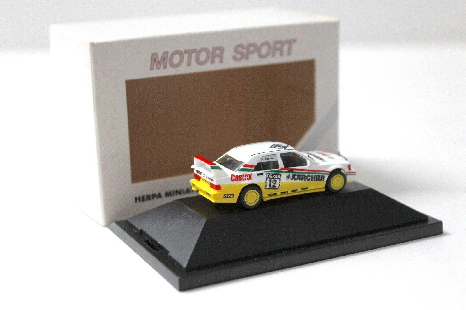 1:87 Herpa AMG Mercedes 190E MS-Race Kärcher #12 Ommen