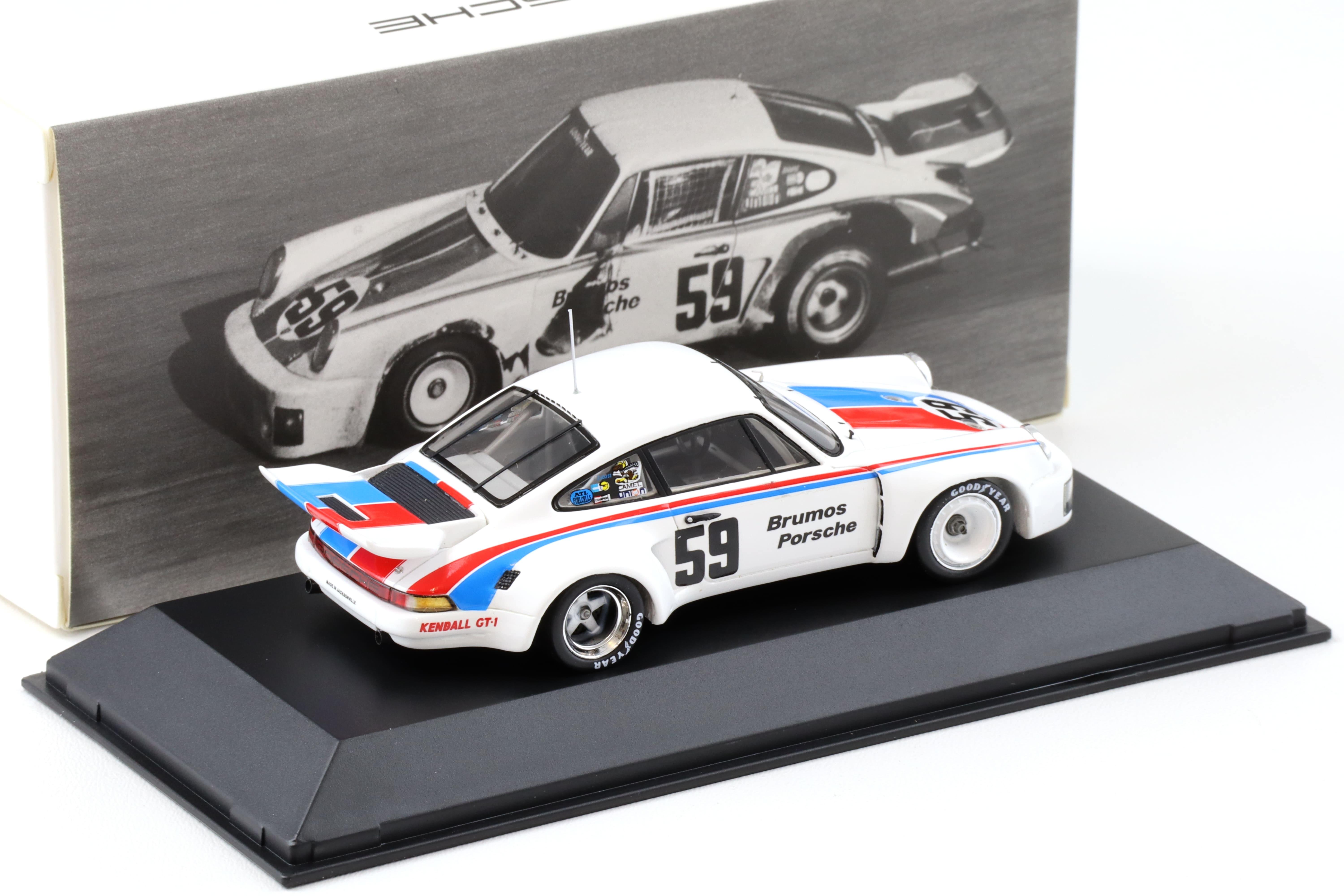 1:43 Spark Porsche 911 Carrera RSR Winner Daytona 1975 Brumos #59 MAP Porsche Museum