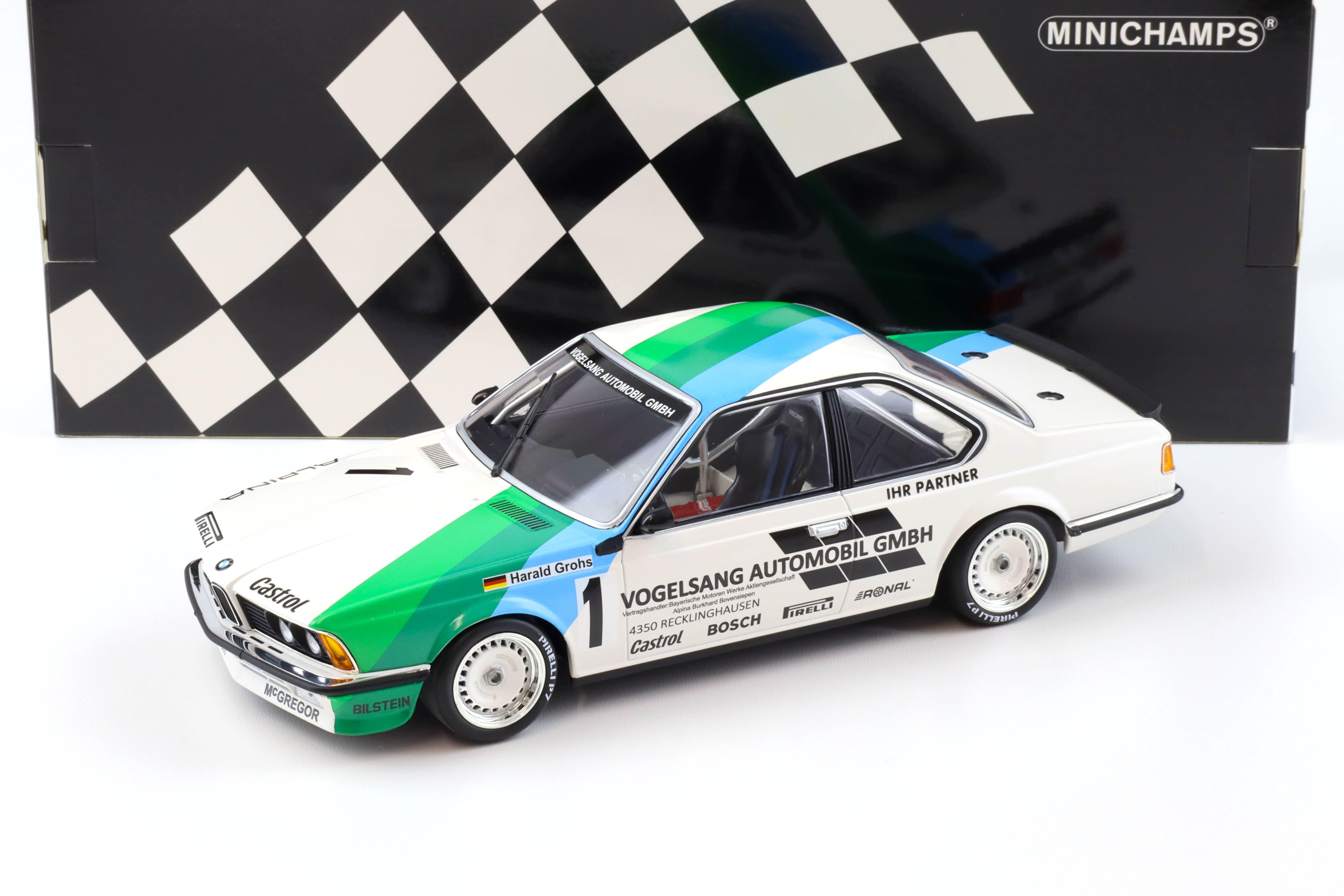 1:18 Minichamps BMW 635 CSI Vogelsang Grohs Winner Bergischer Löwe Zolder 1984