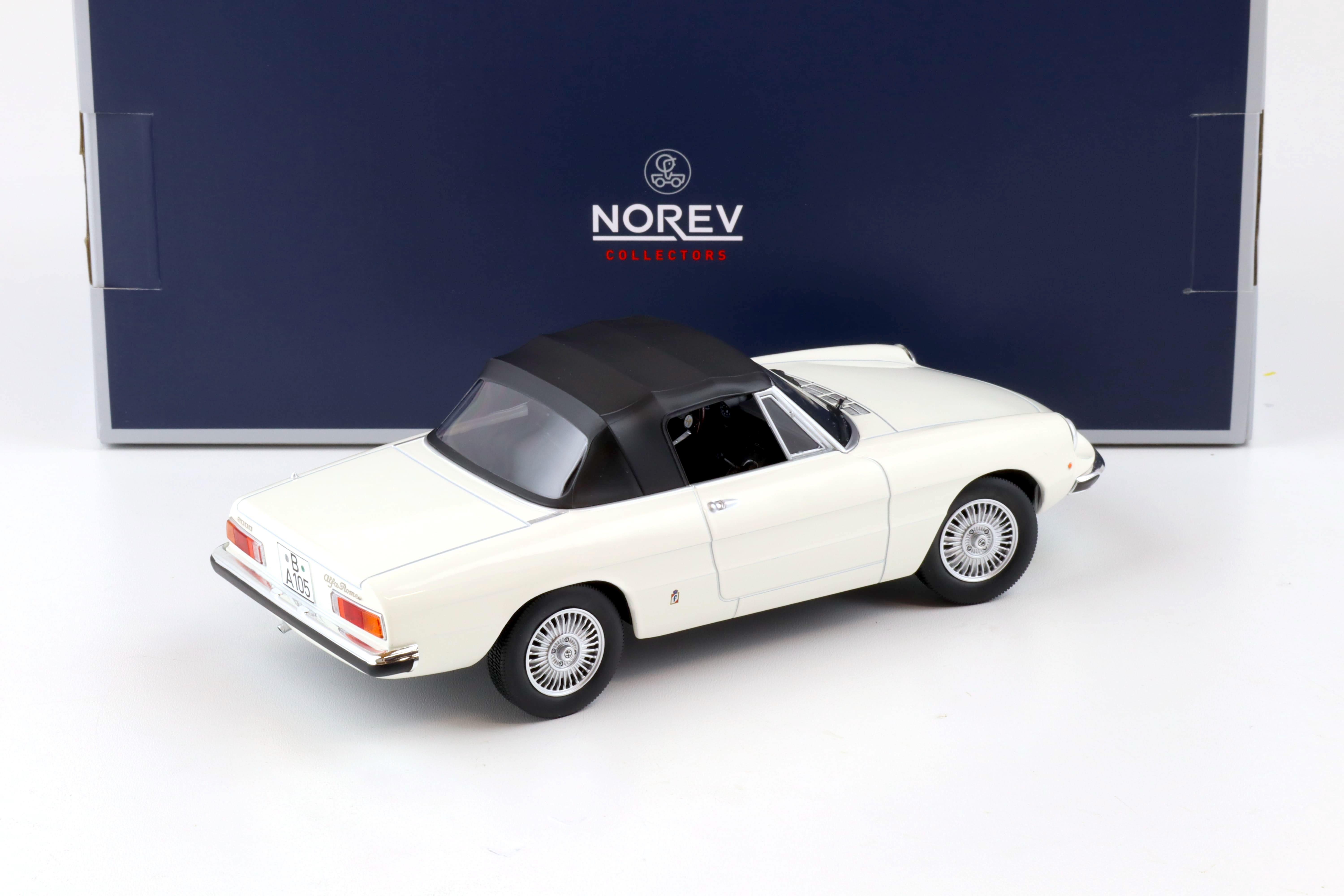 1:18 Norev Alfa Romeo 2000 Spider with Top 1978 white